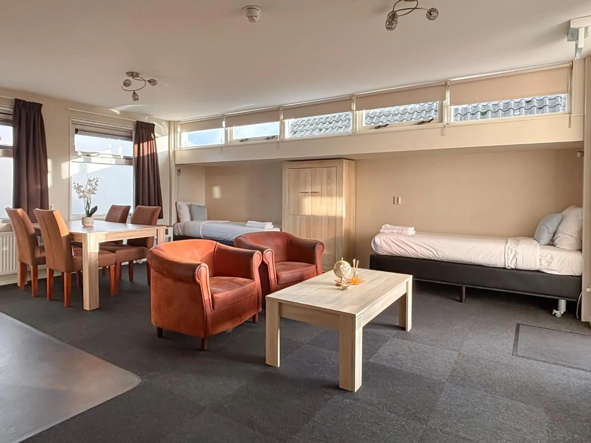 Bed in VISSERSLUST Rooms, Apartments and Houseboats