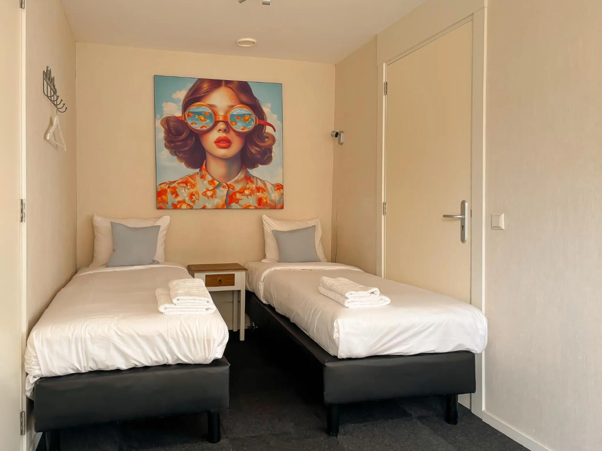 Bed in VISSERSLUST Rooms, Apartments and Houseboats