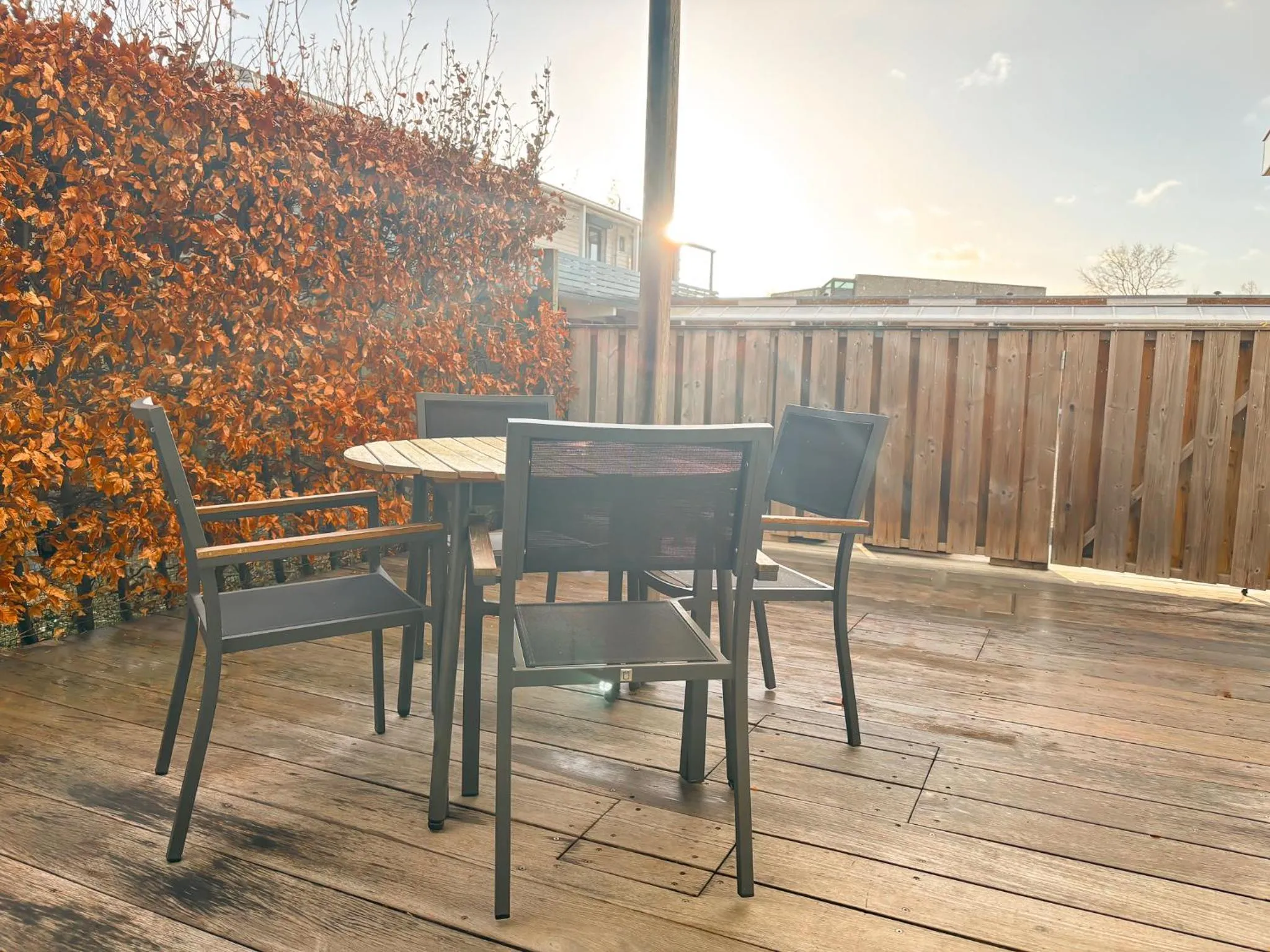 Balcony/Terrace in VISSERSLUST Rooms, Apartments and Houseboats