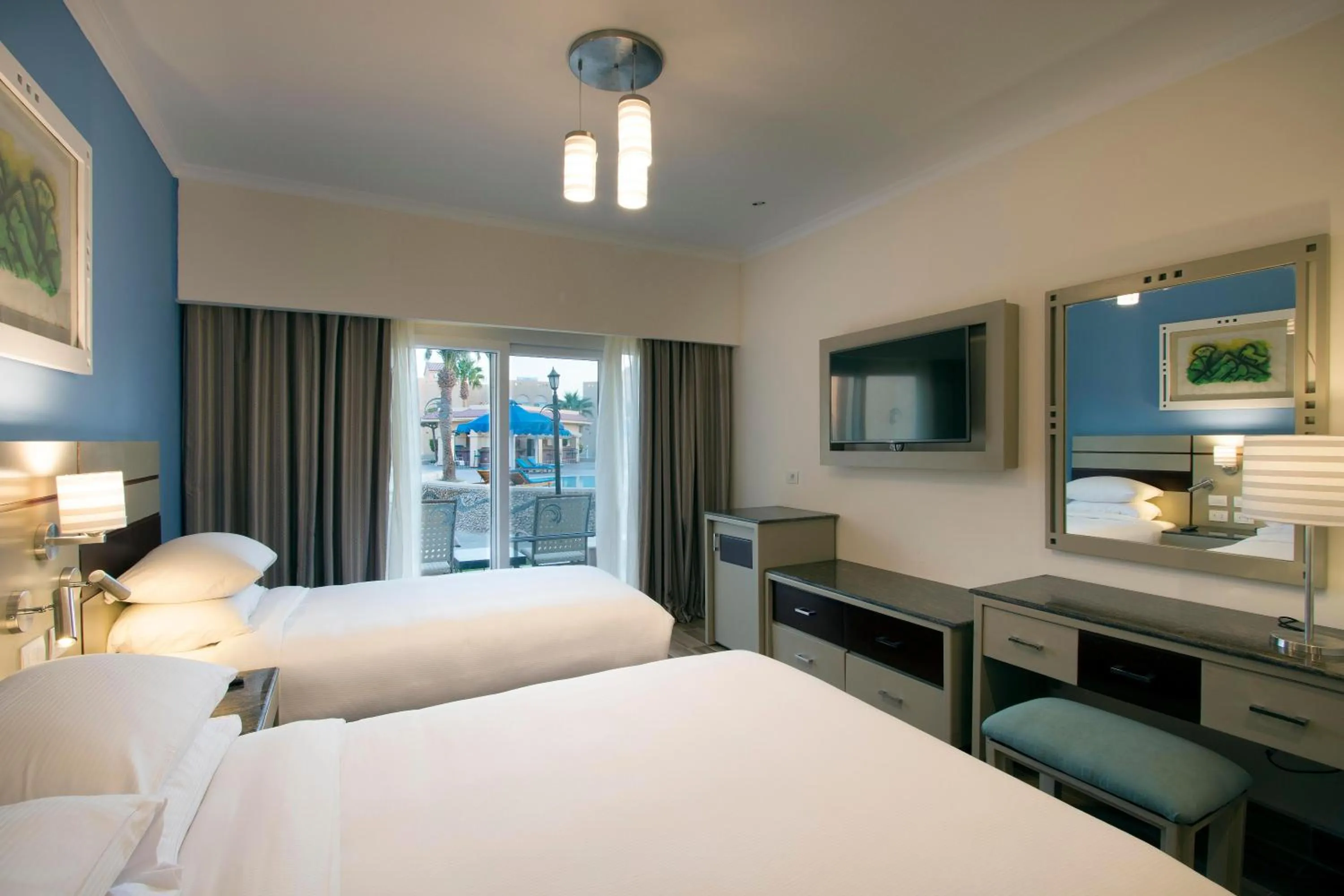 Photo of the whole room, Bed in Swiss Inn Resort Hurghada