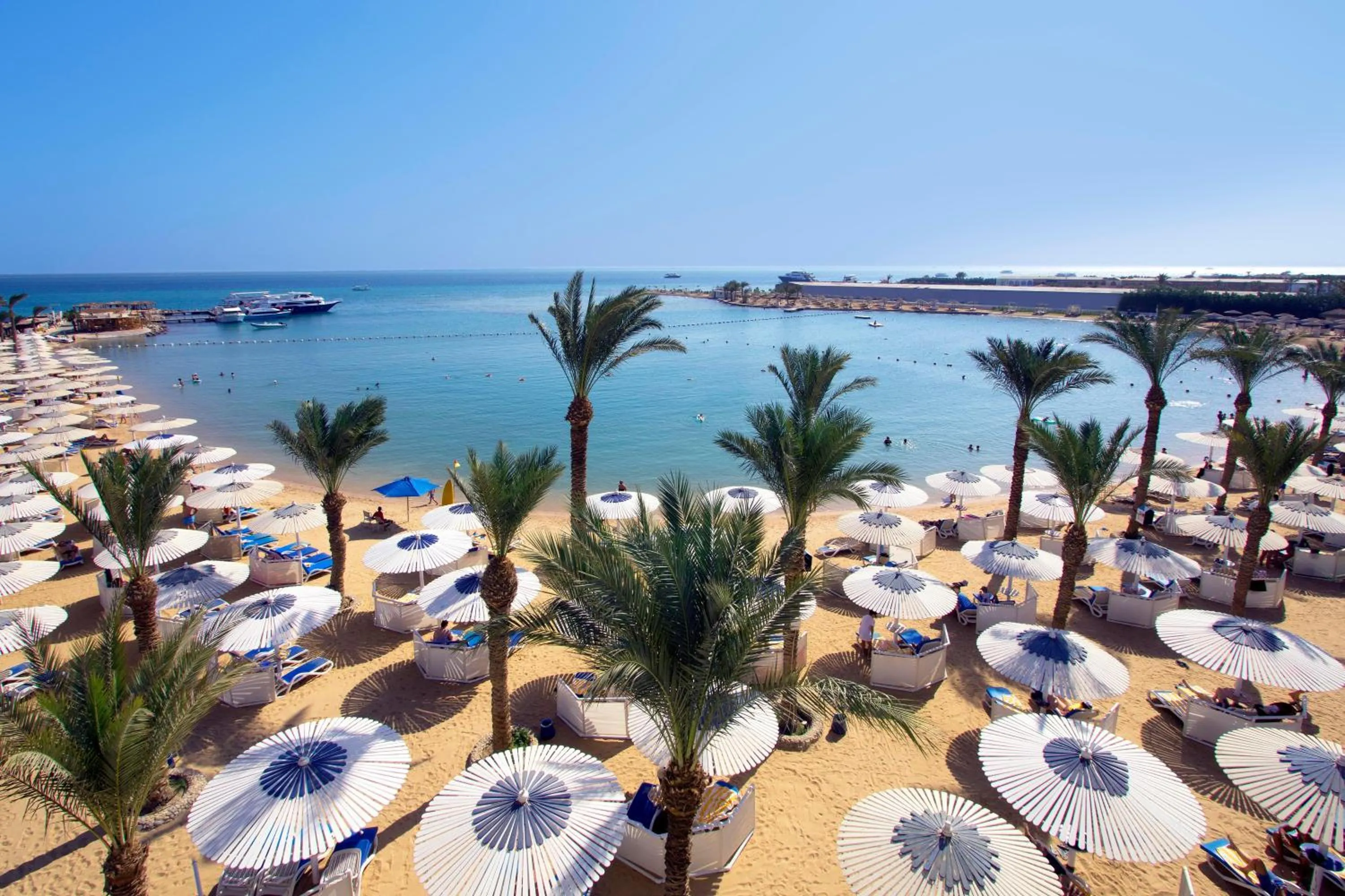 Beach in Swiss Inn Resort Hurghada