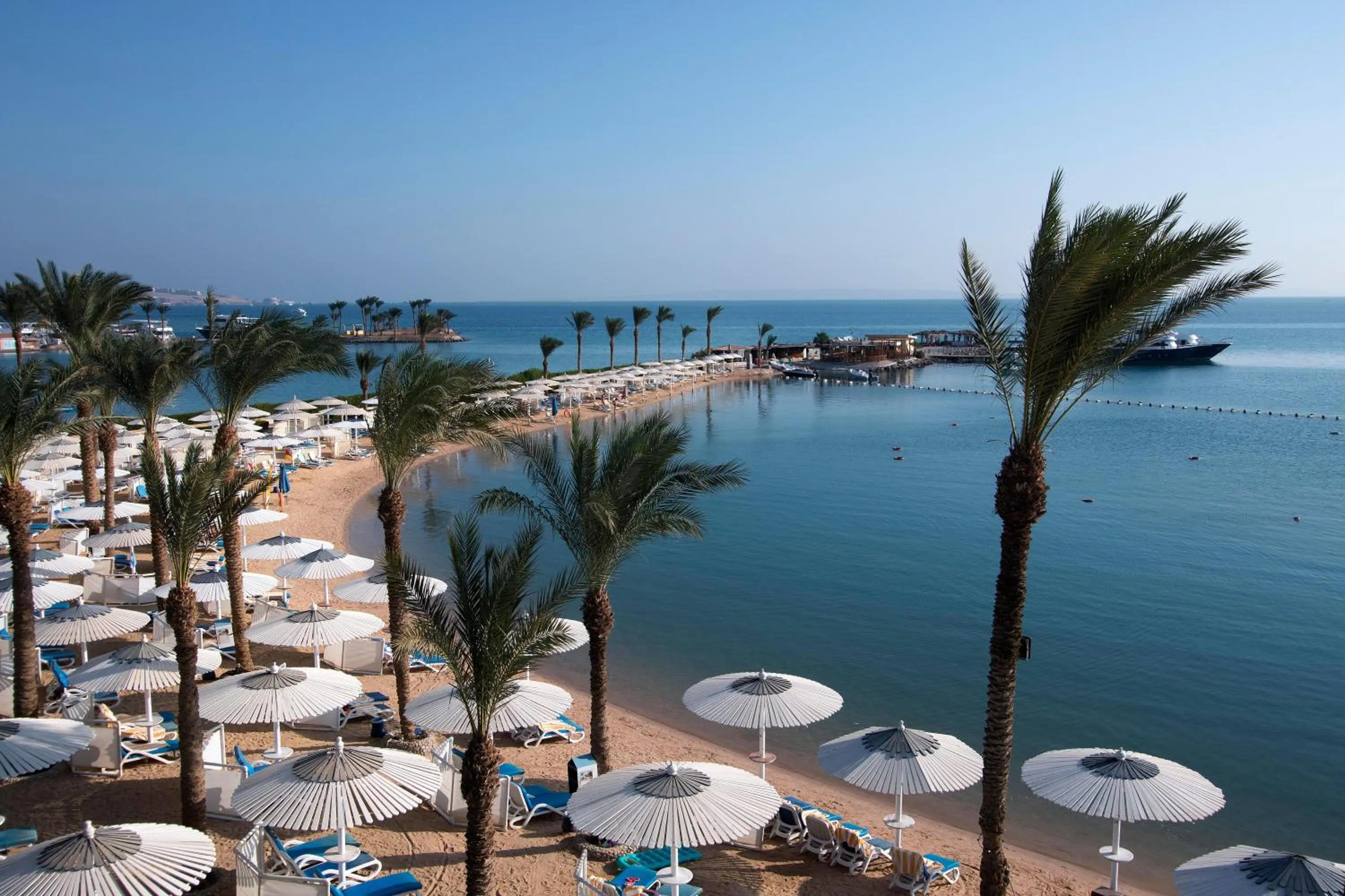 Beach in Swiss Inn Resort Hurghada