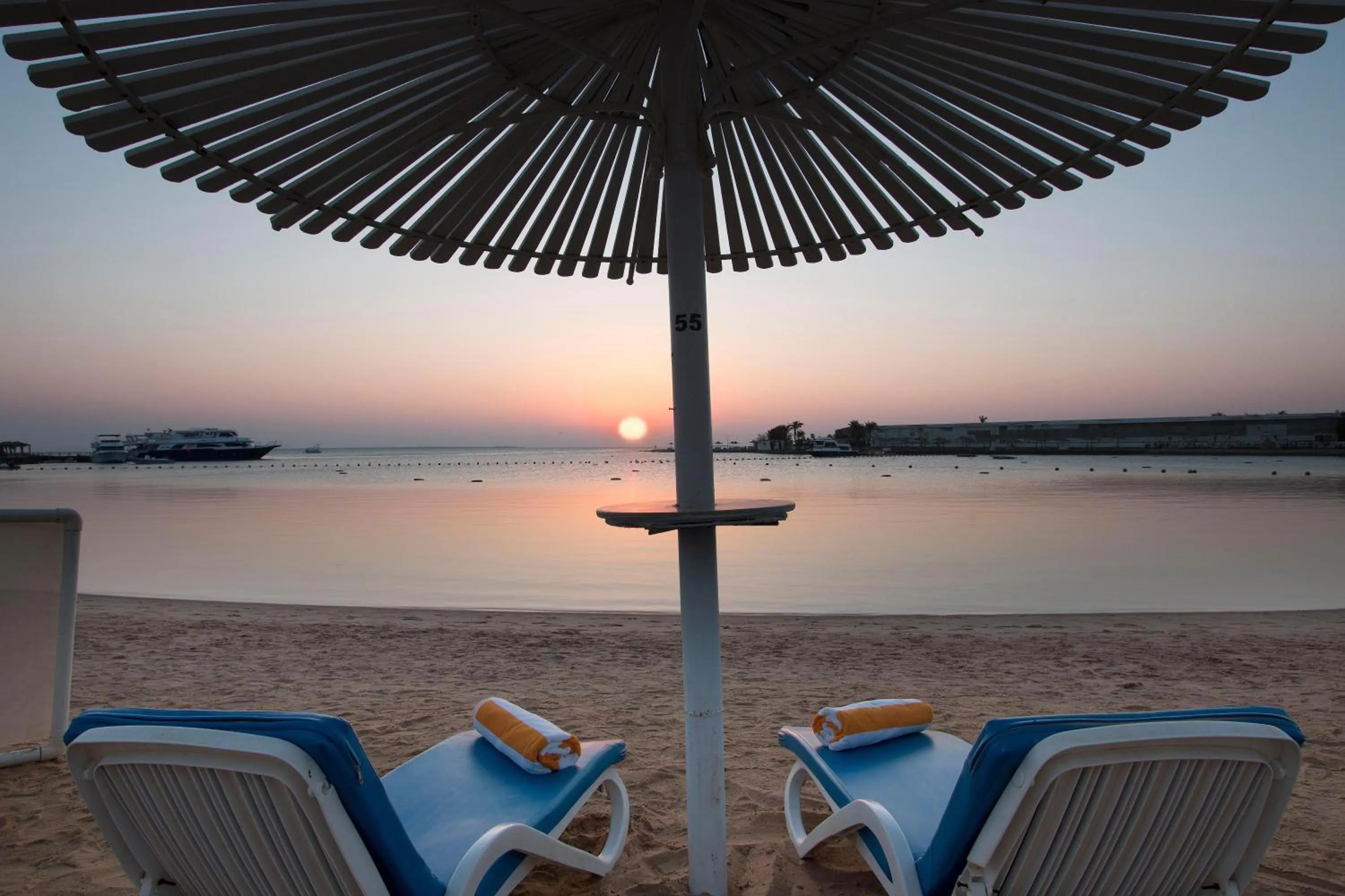 Beach in Swiss Inn Resort Hurghada