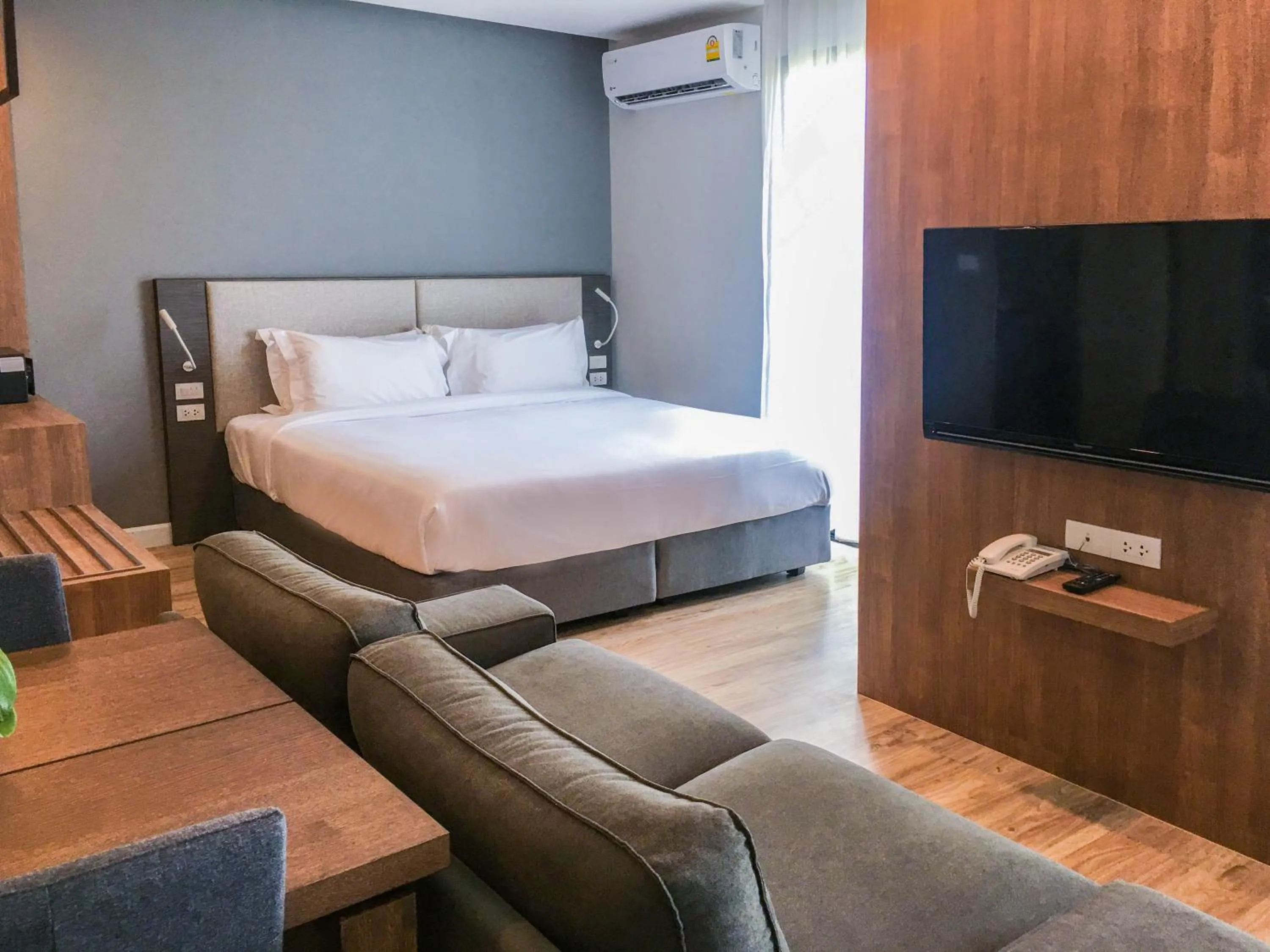 Bed in Fortune Hotel Buriram