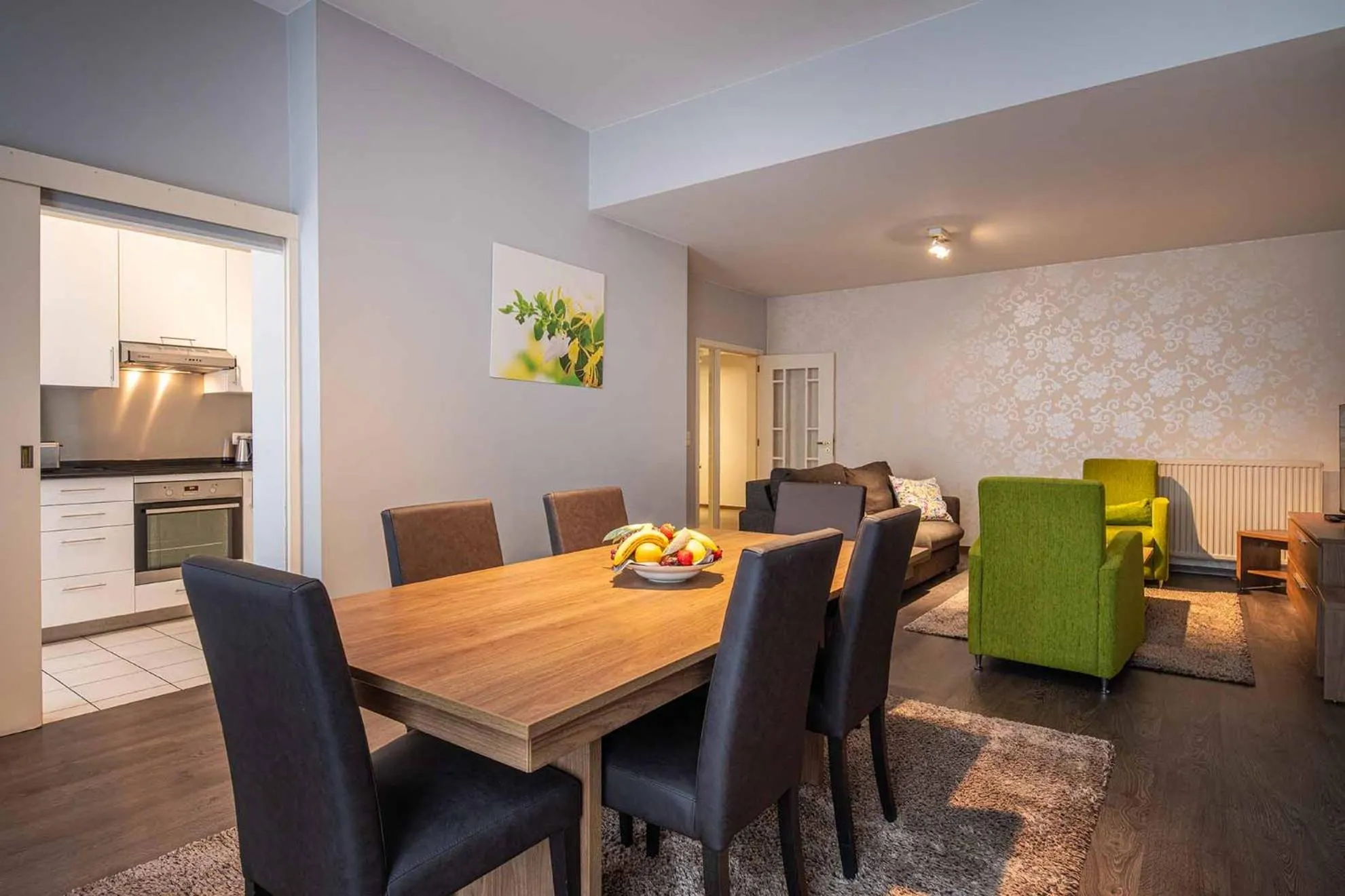 Kitchen or kitchenette in Thon Residence Florence Aparthotel