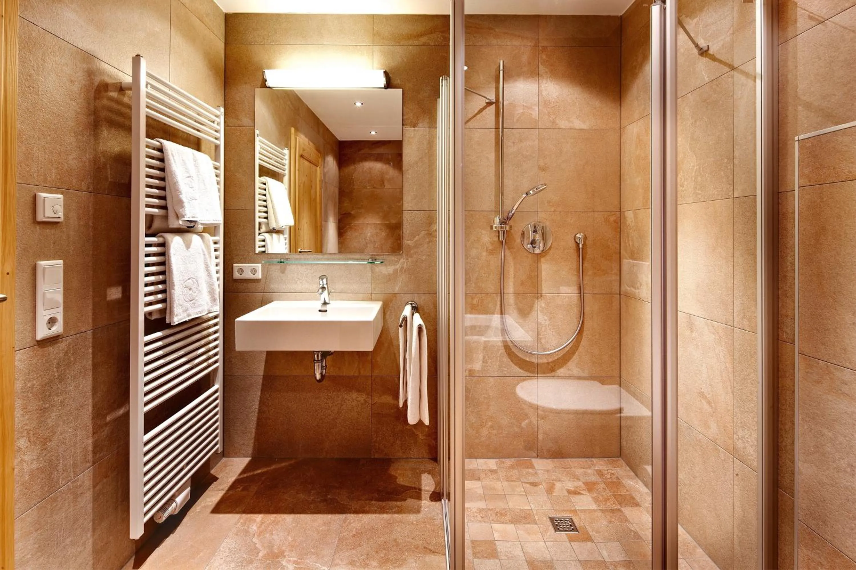Shower in Gerlos Mountain Estate