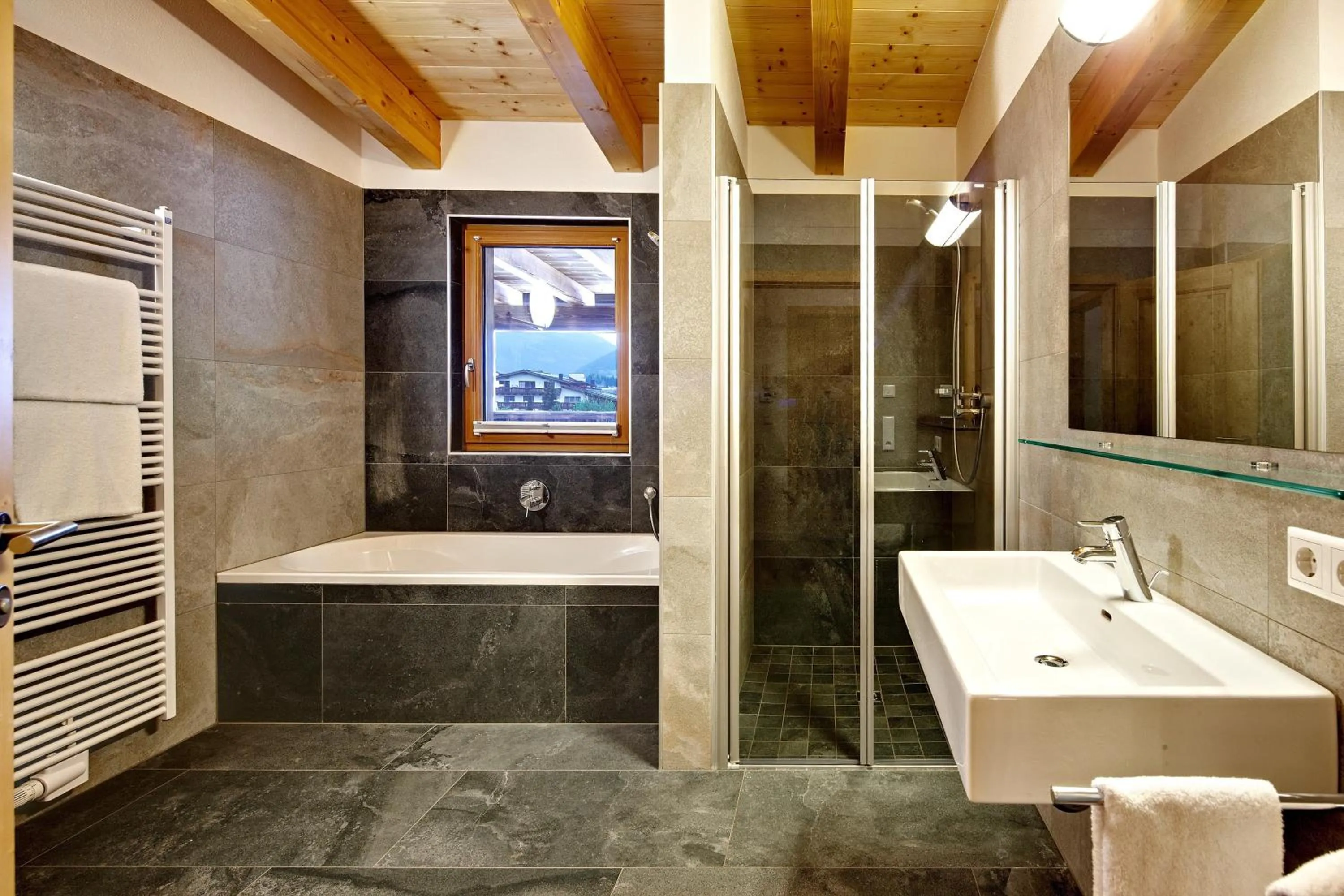 Shower in Gerlos Mountain Estate