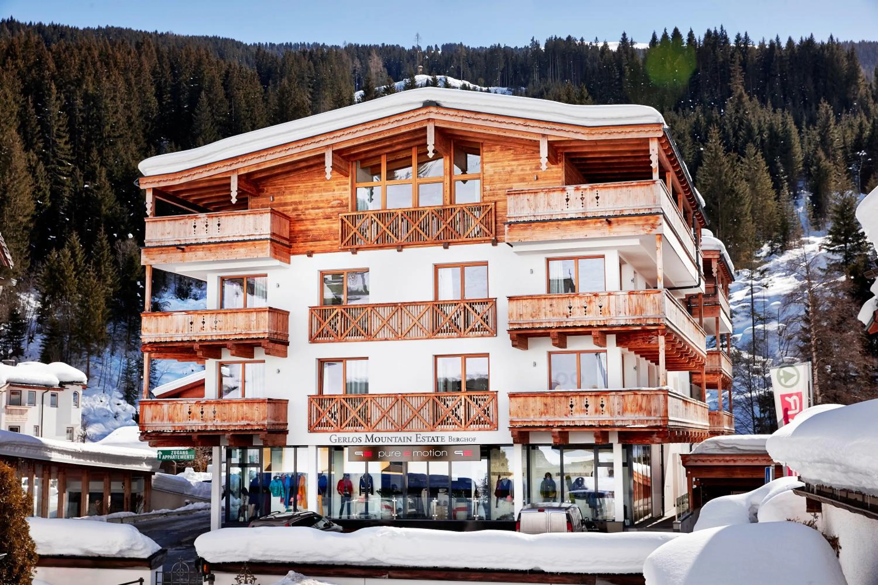 Facade/entrance in Gerlos Mountain Estate