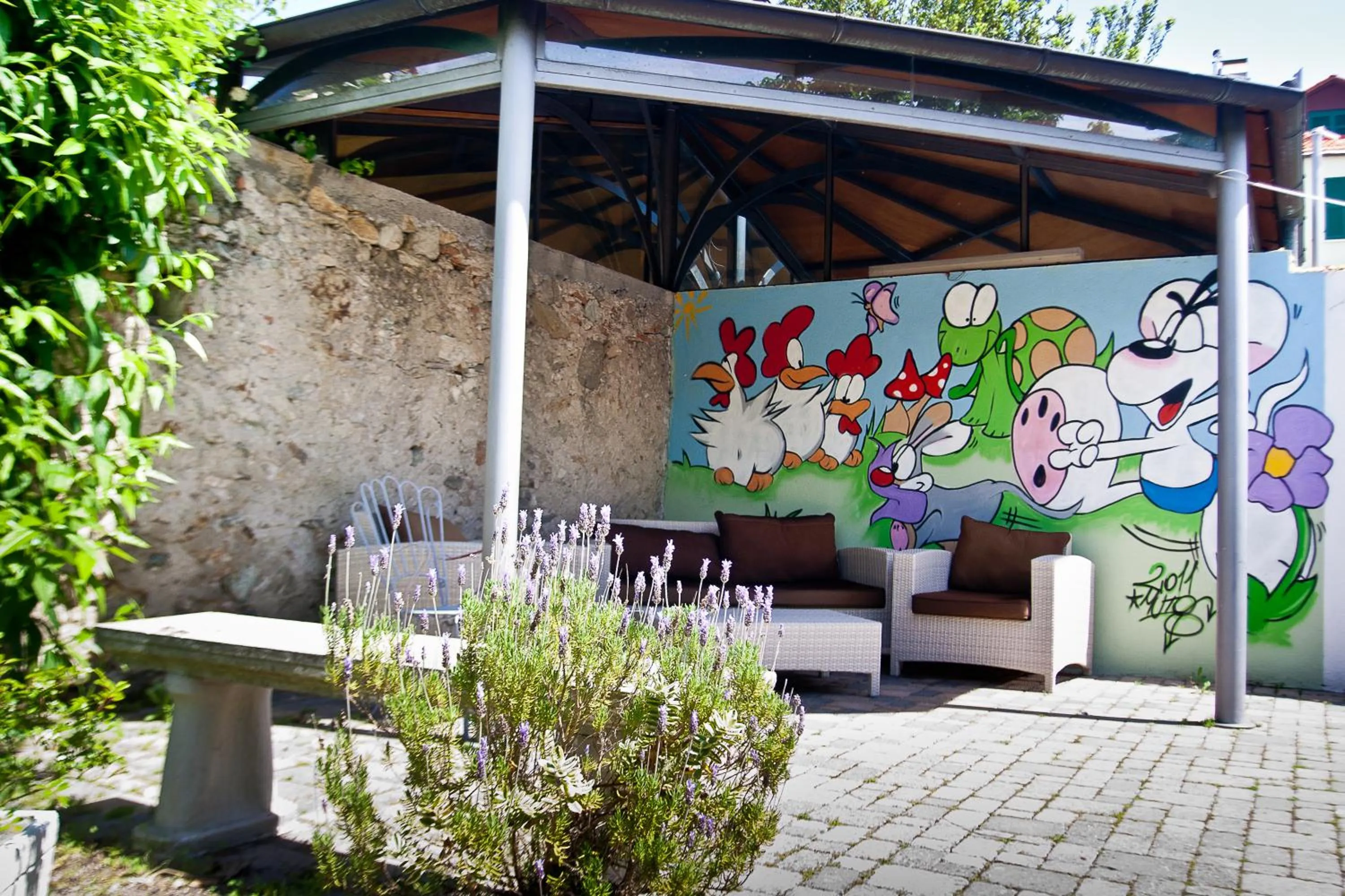 Garden in Hotel Melograno