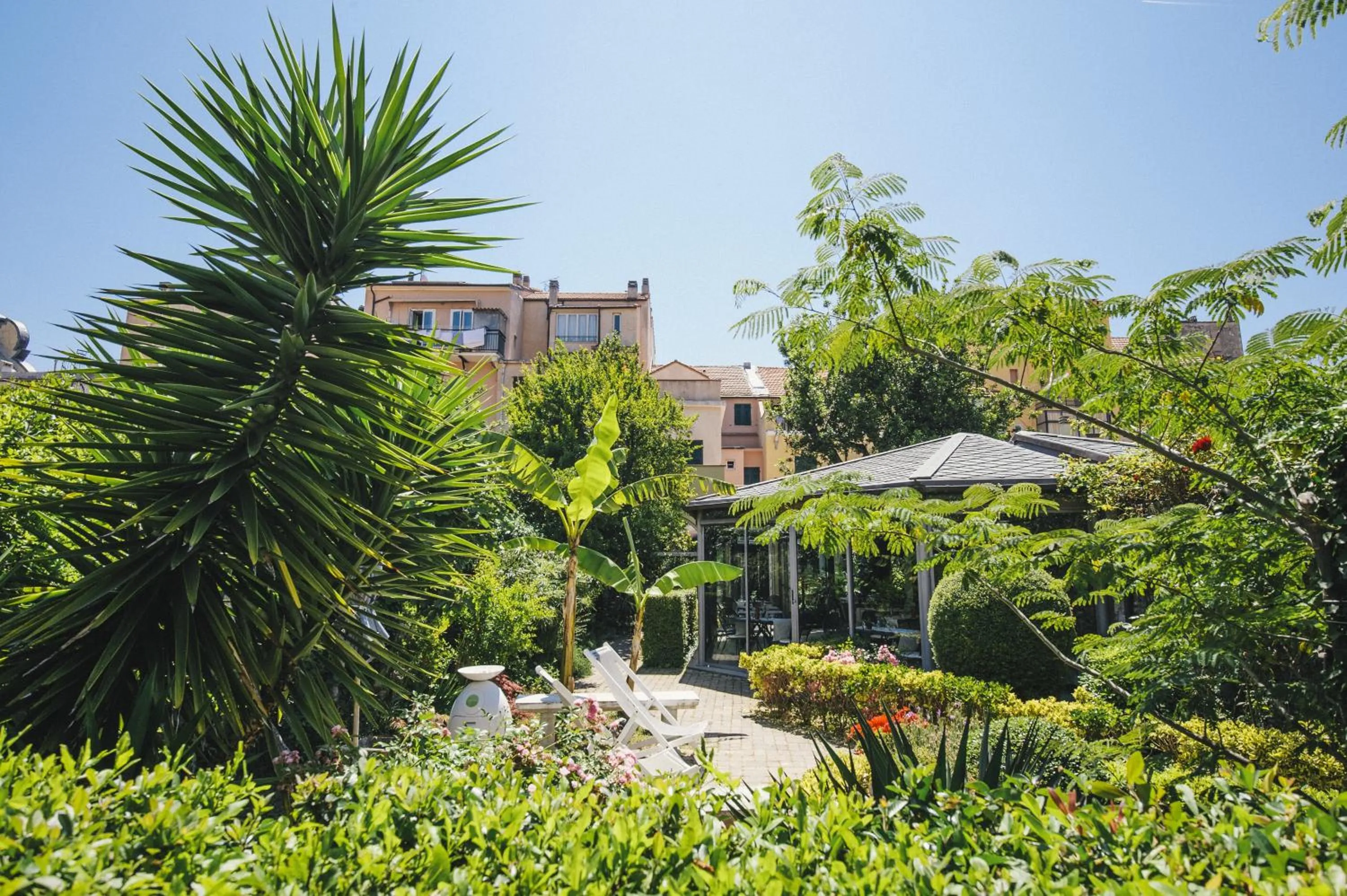 Garden in Hotel Melograno