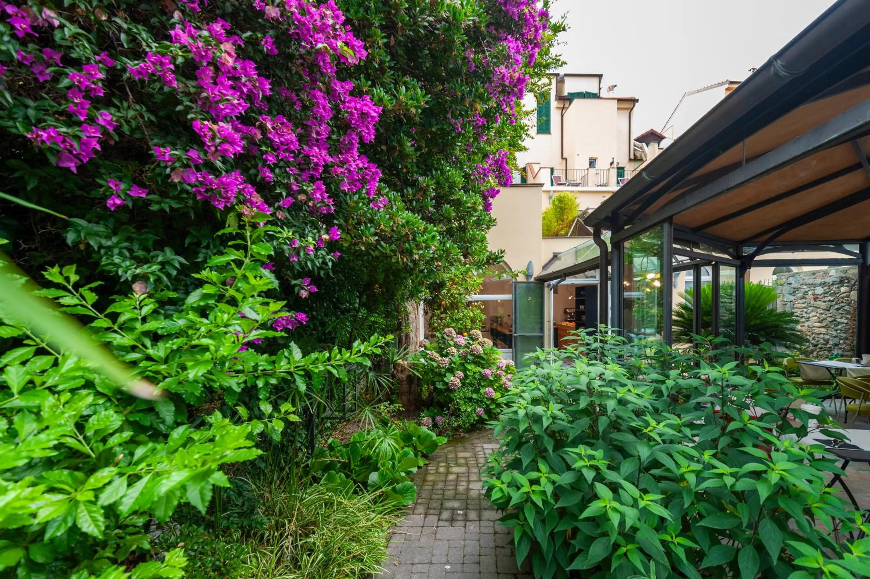 Garden in Hotel Melograno