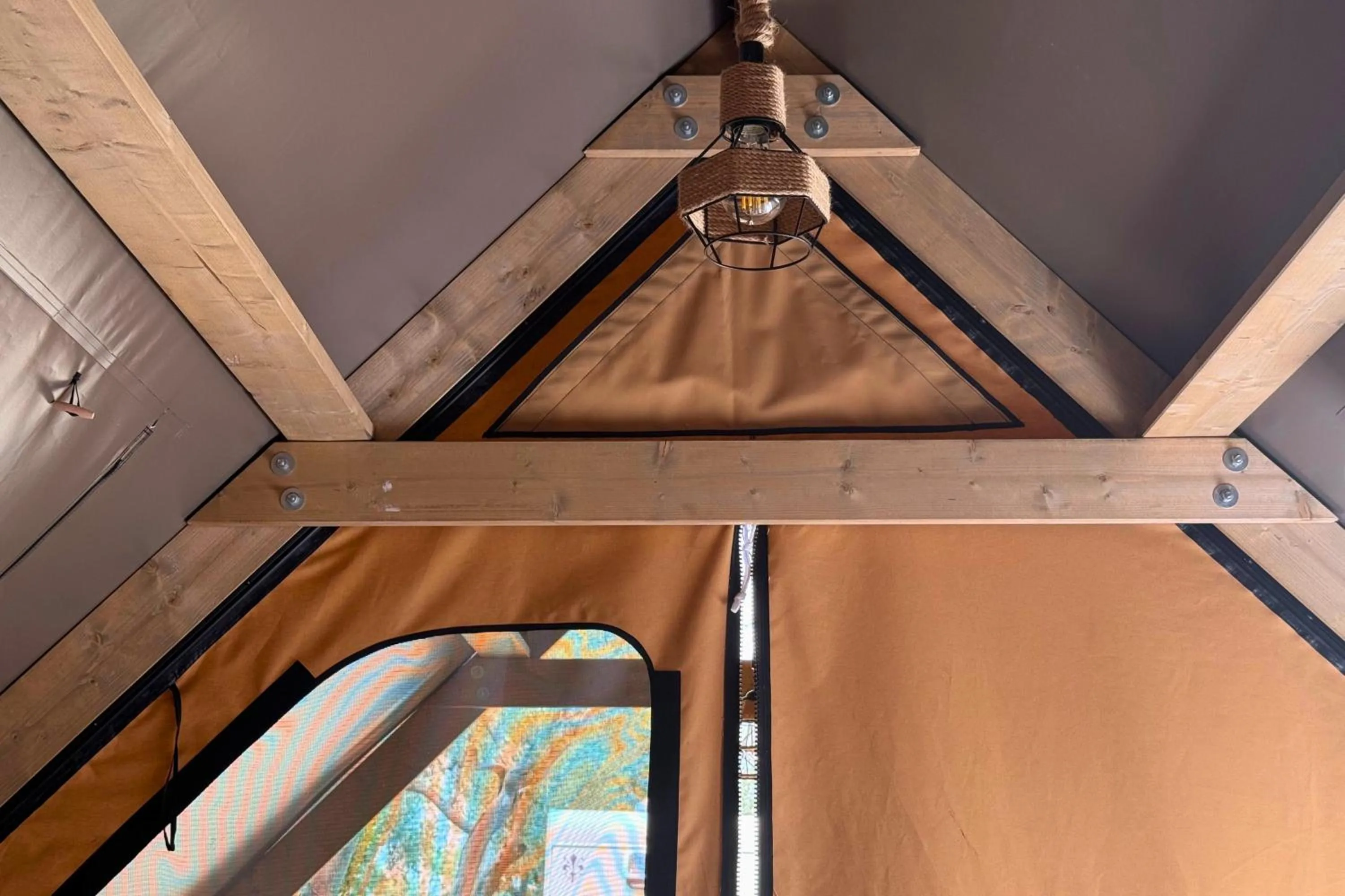 Bedroom in Hostel & Glamping Santa Fortunata