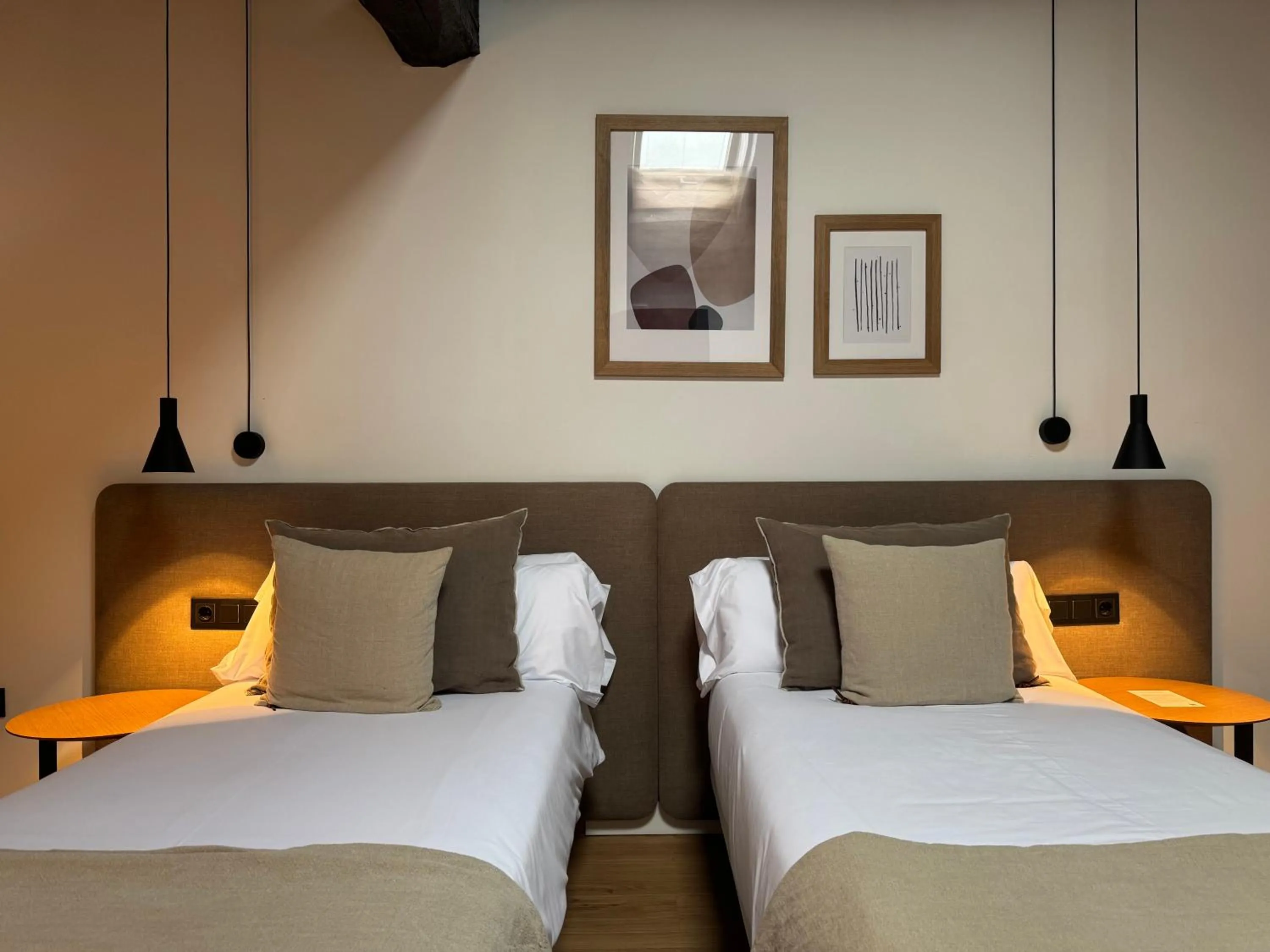 Bed in EtxeAundi Hotel Boutique