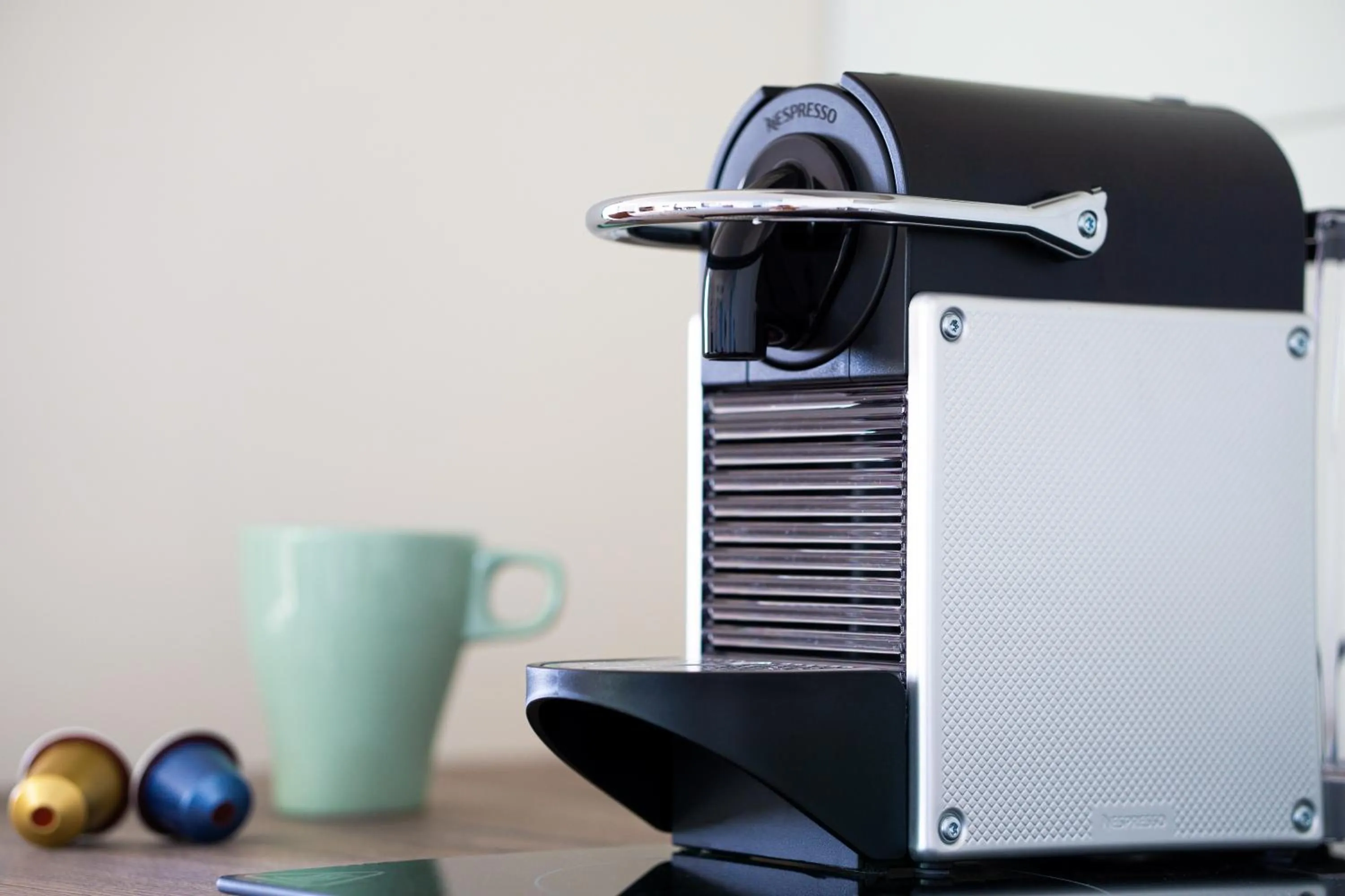 Coffee/tea facilities in Boardinghouse Living28 Kaarst