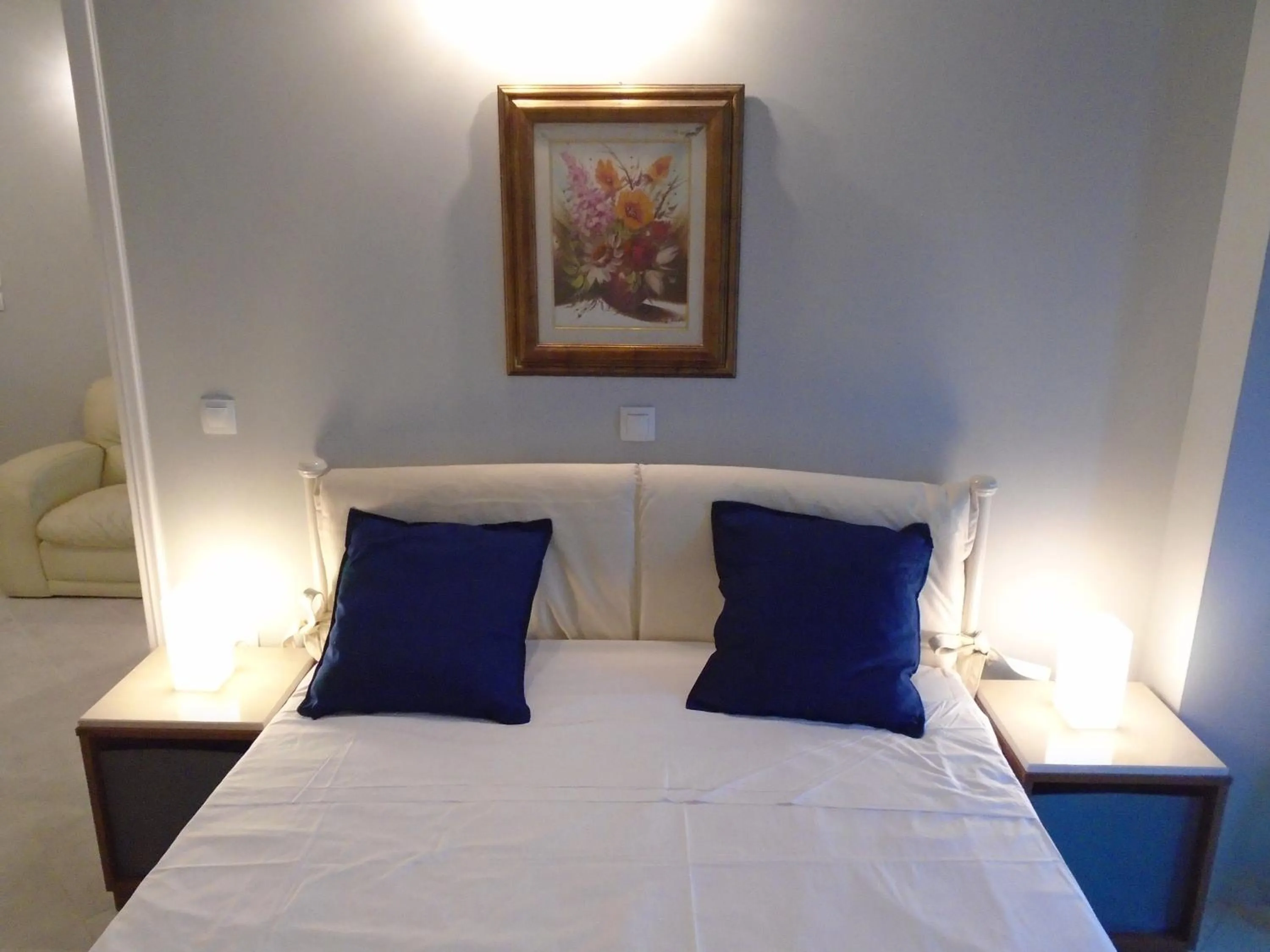 Bed in Xenia Ionis luxury apartments