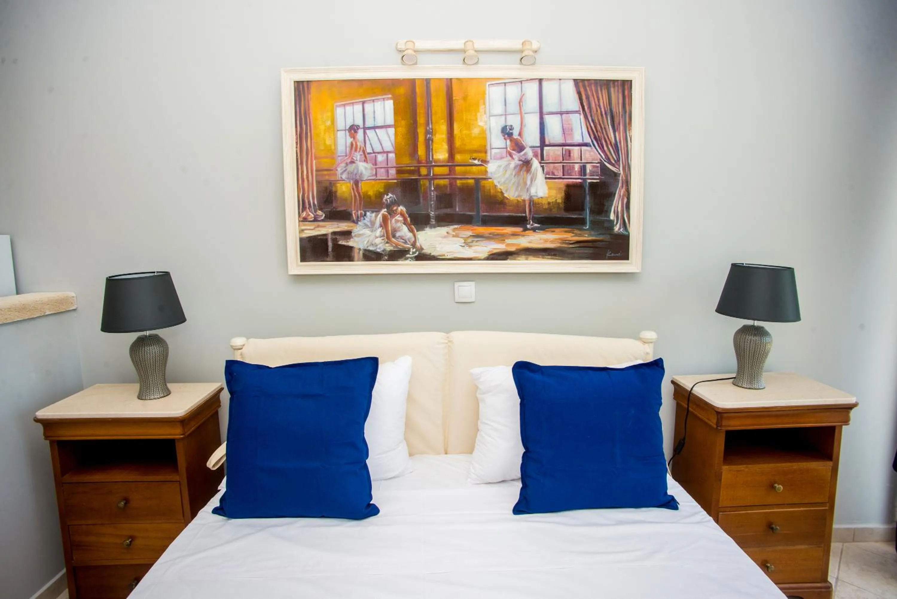 Bed in Xenia Ionis luxury apartments