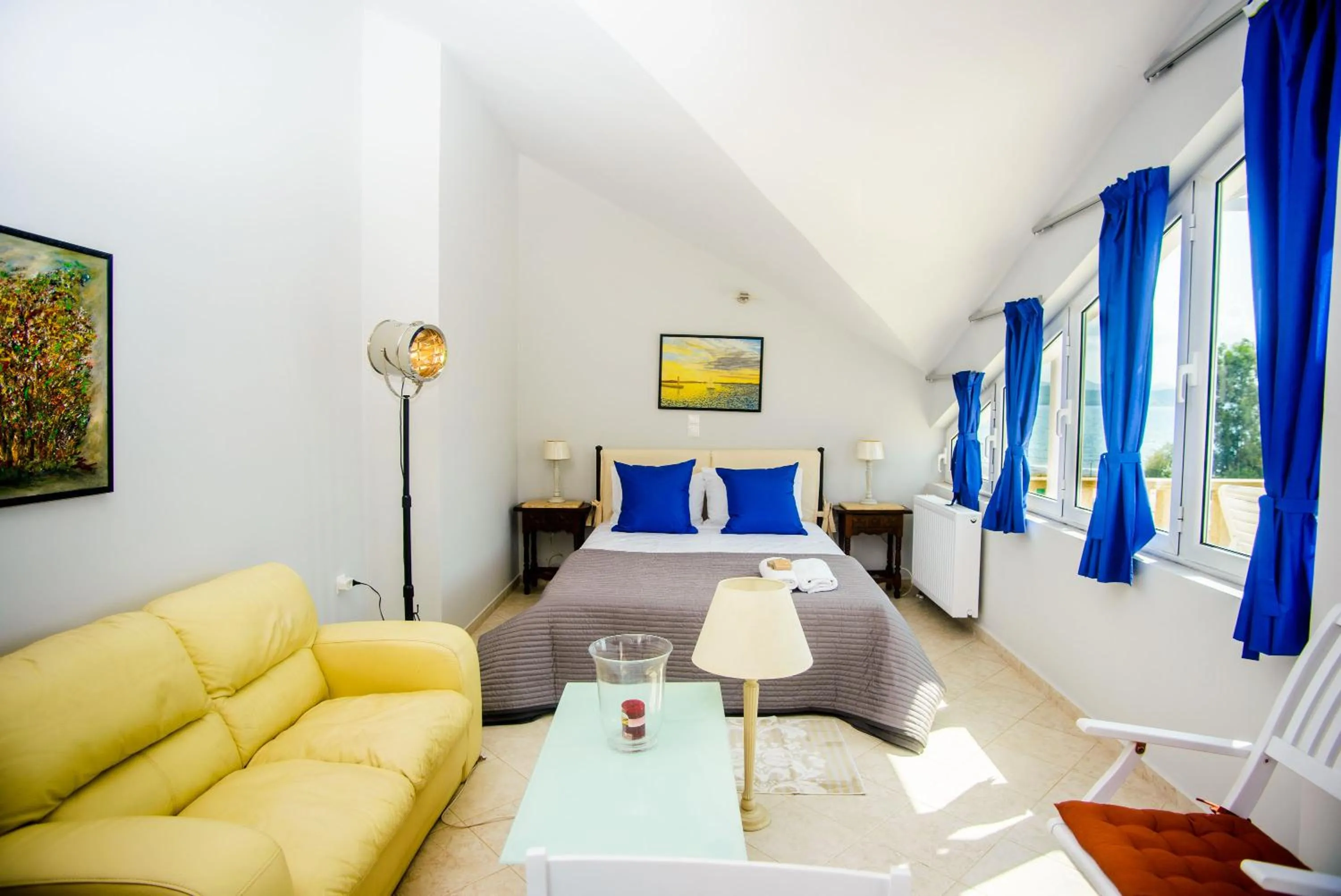 Bed in Xenia Ionis luxury apartments