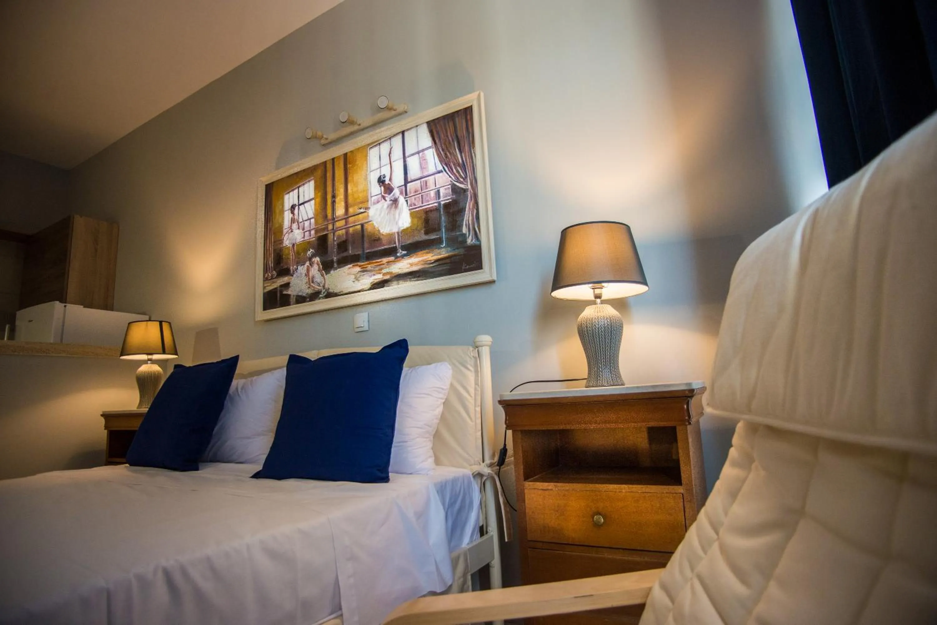 Bed in Xenia Ionis luxury apartments