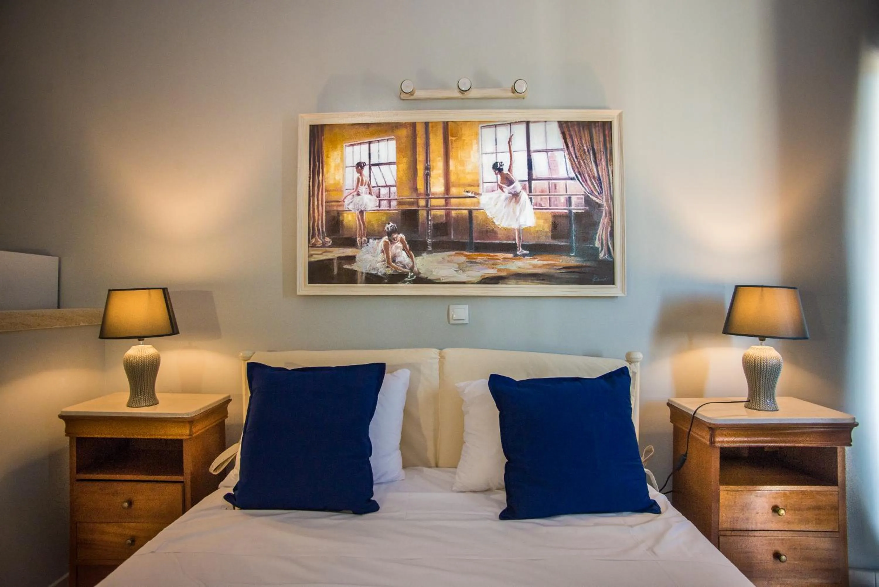 Bed in Xenia Ionis luxury apartments