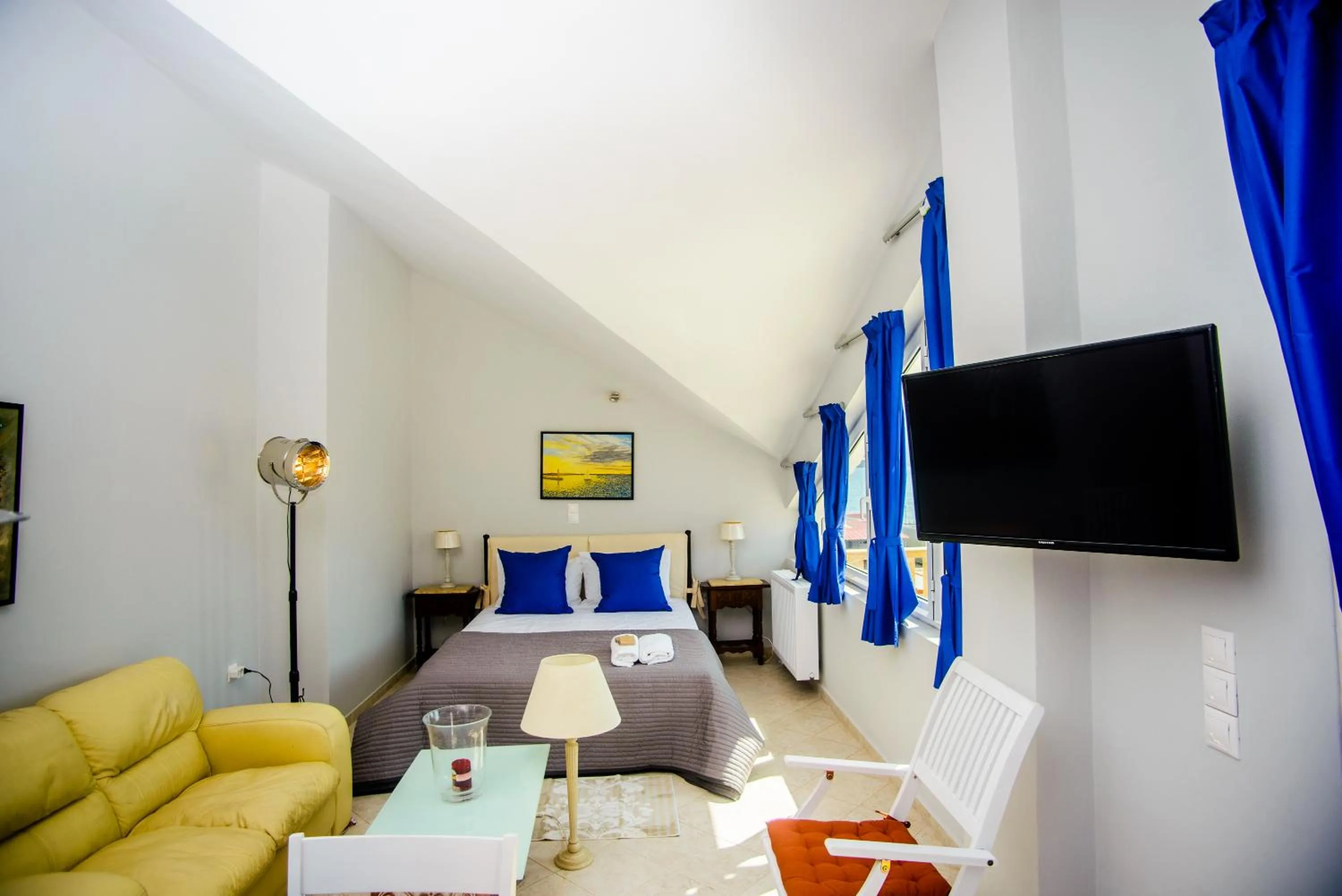 Bed in Xenia Ionis luxury apartments