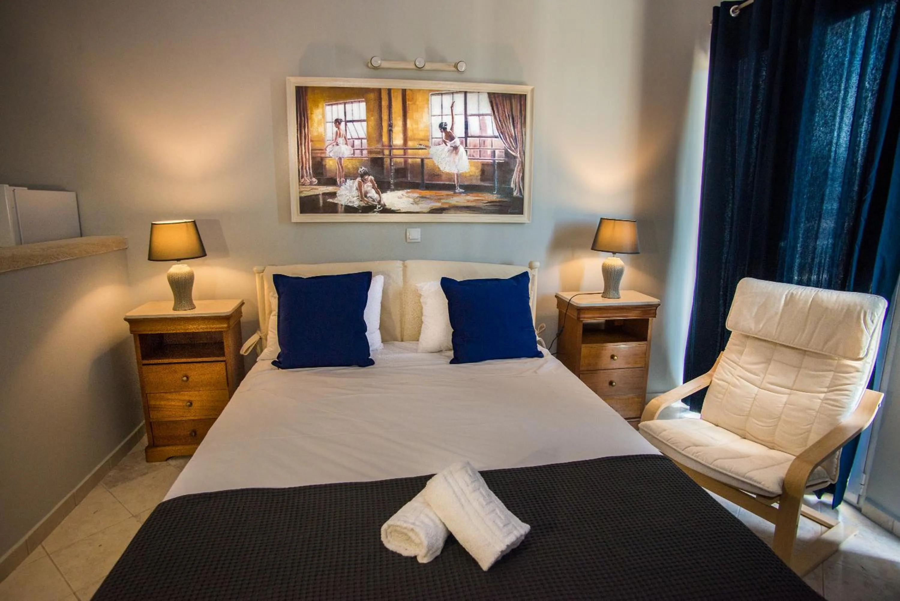 Bed in Xenia Ionis luxury apartments