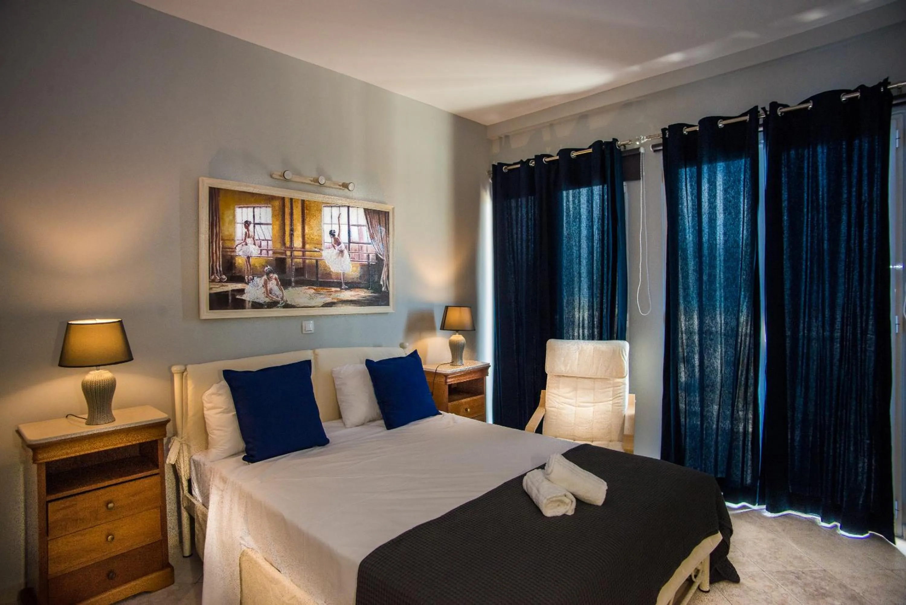 Bed in Xenia Ionis luxury apartments