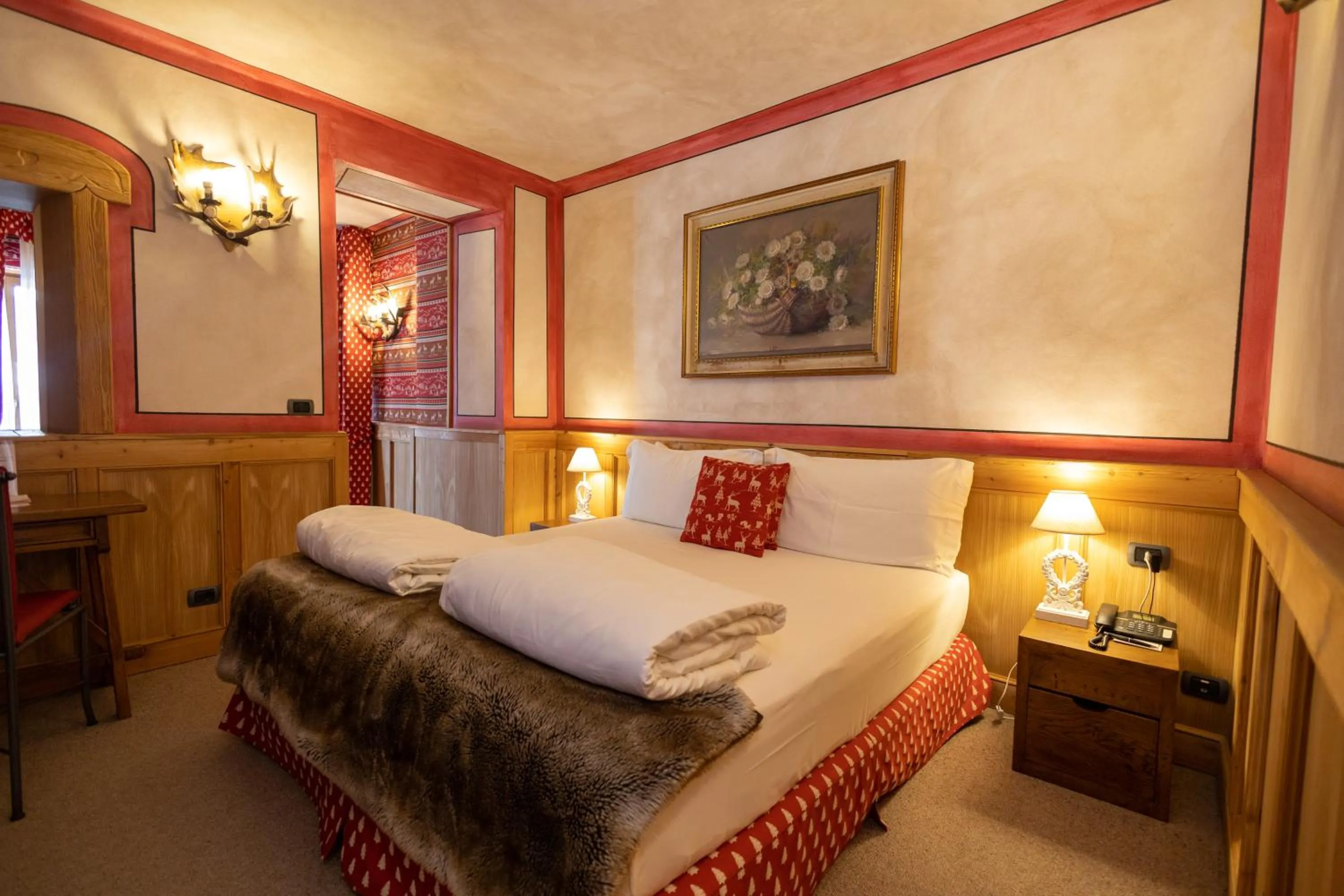 Bedroom, Bed in Hotel Bucaneve