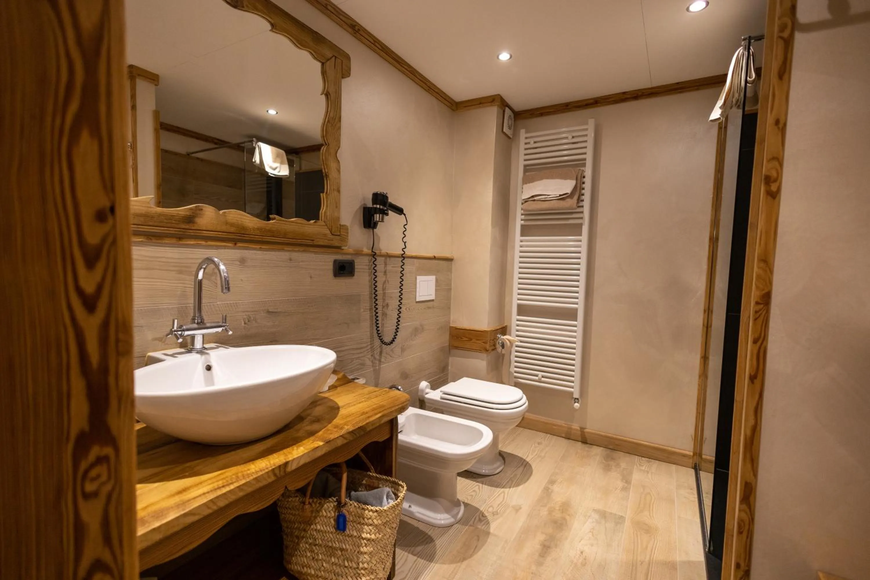 Bathroom in Hotel Bucaneve