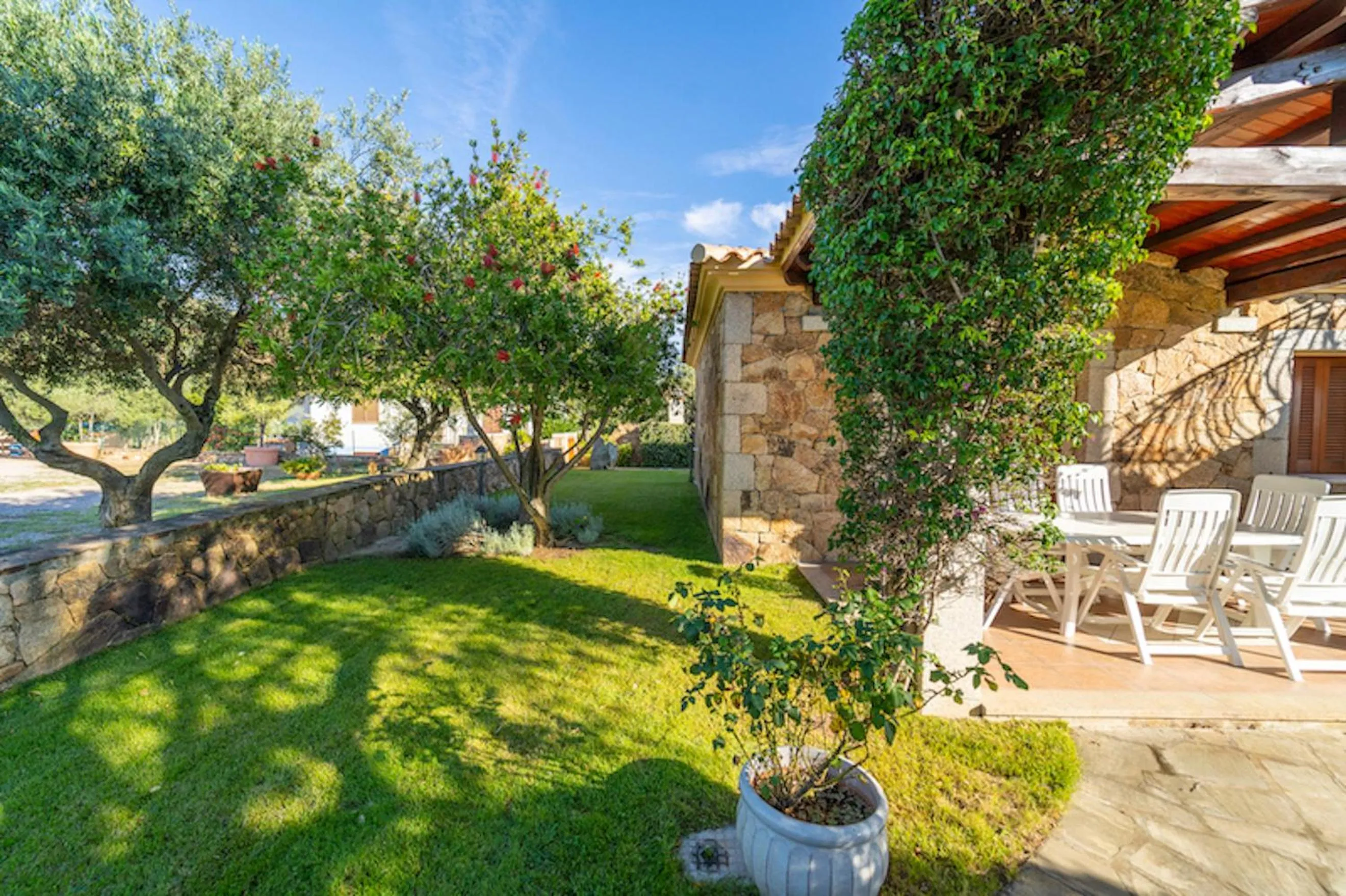 Patio in ISS Travel, L'Uddastru Panoramic Apartments - with private outdoor terrace