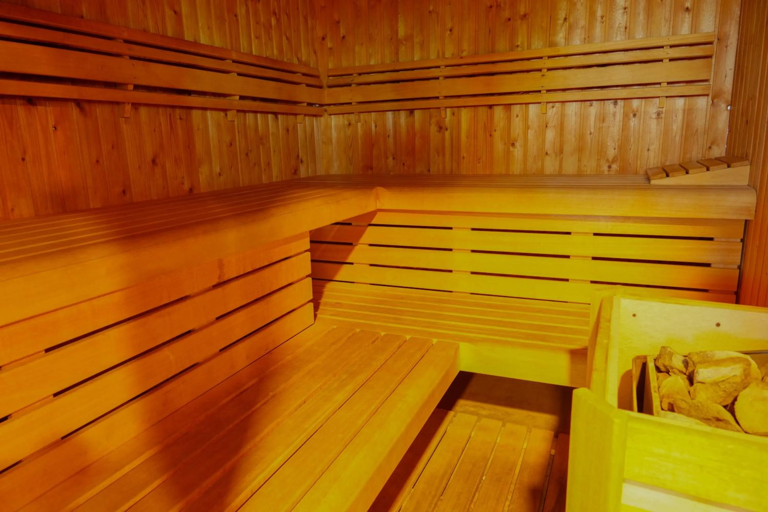 Sauna in Boshotel Overberg