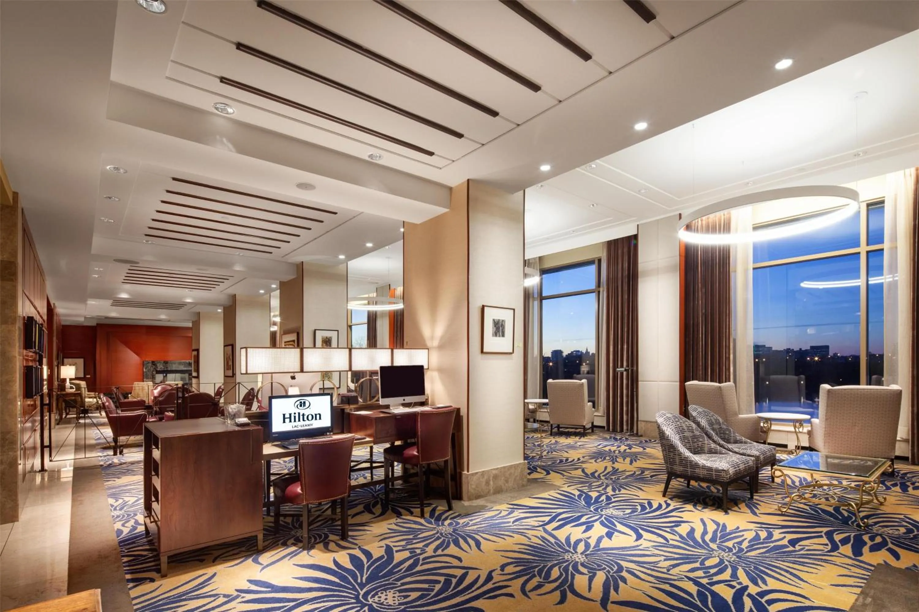 Lobby or reception in Hilton Lac-Leamy