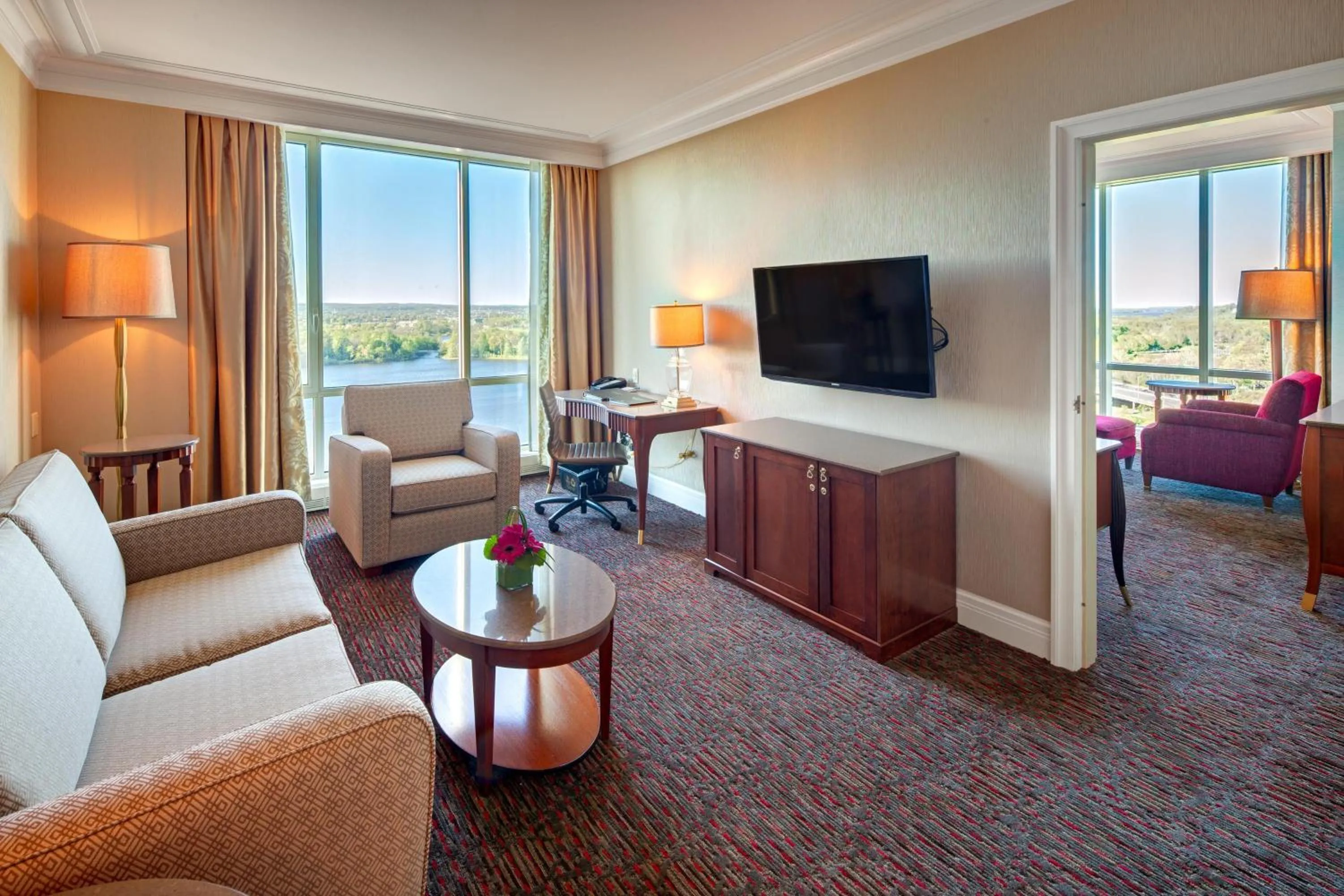 Living room in Hilton Lac-Leamy