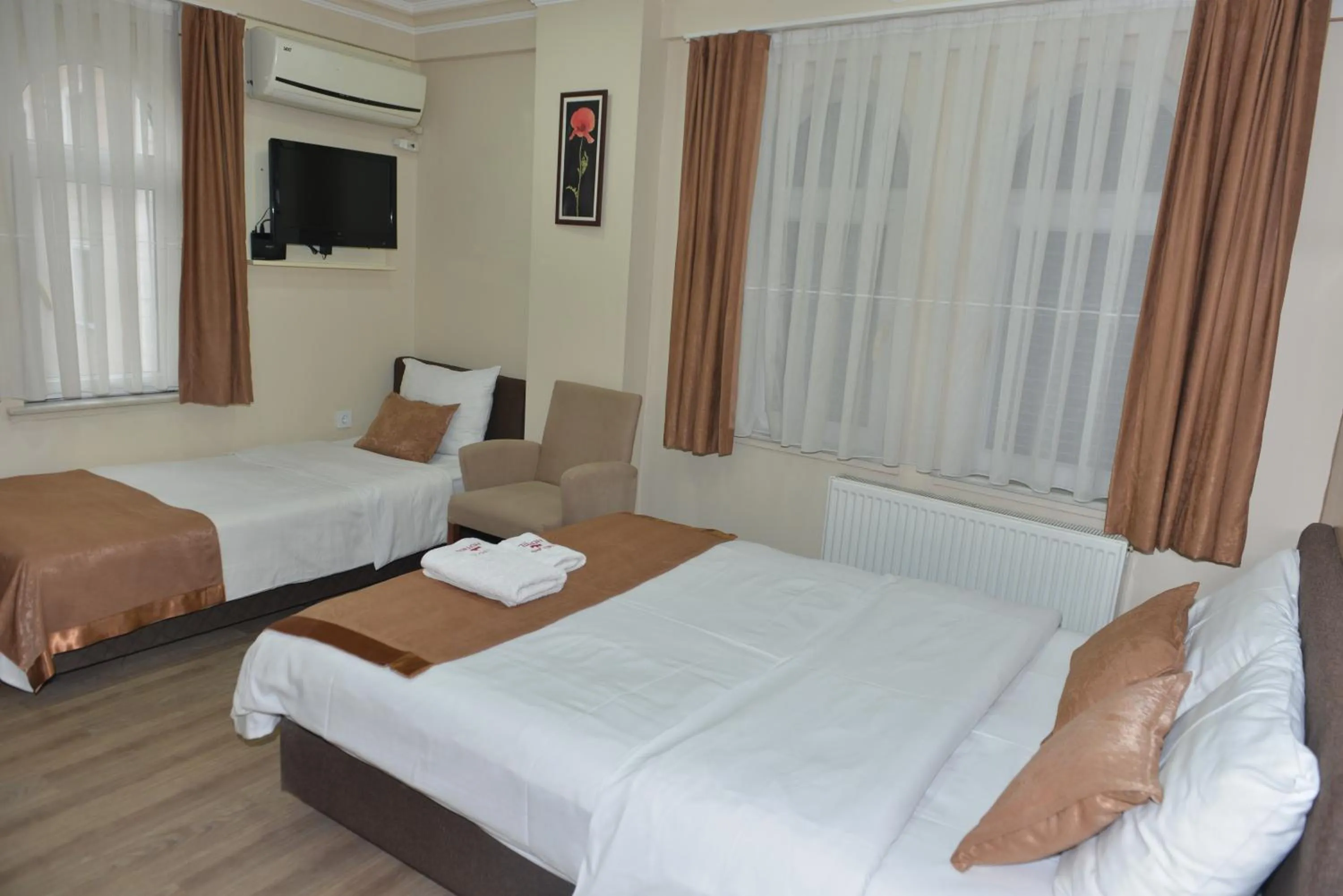 Bed in Teras Hotel Kağıthane