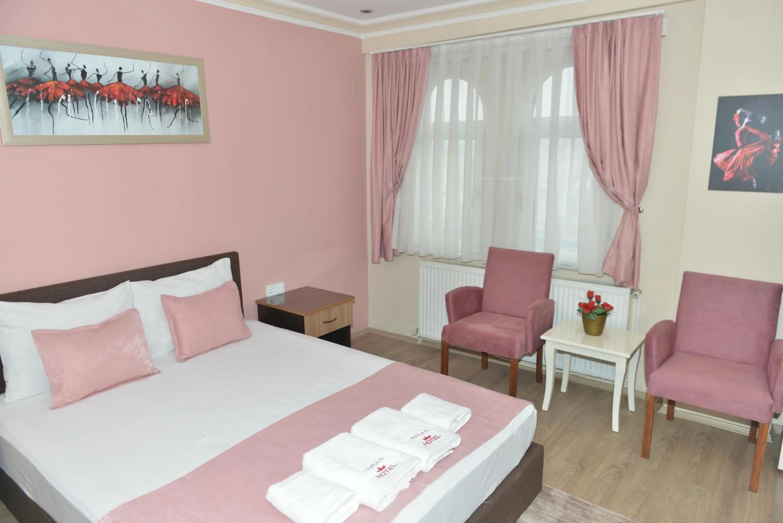 Bed in Teras Hotel Kağıthane