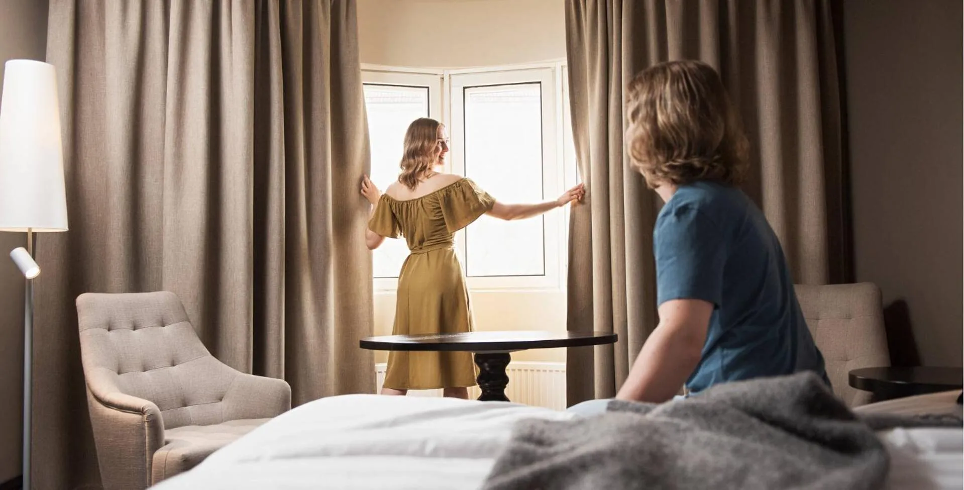 View (from property/room), Bed in Lapland Hotels Tampere