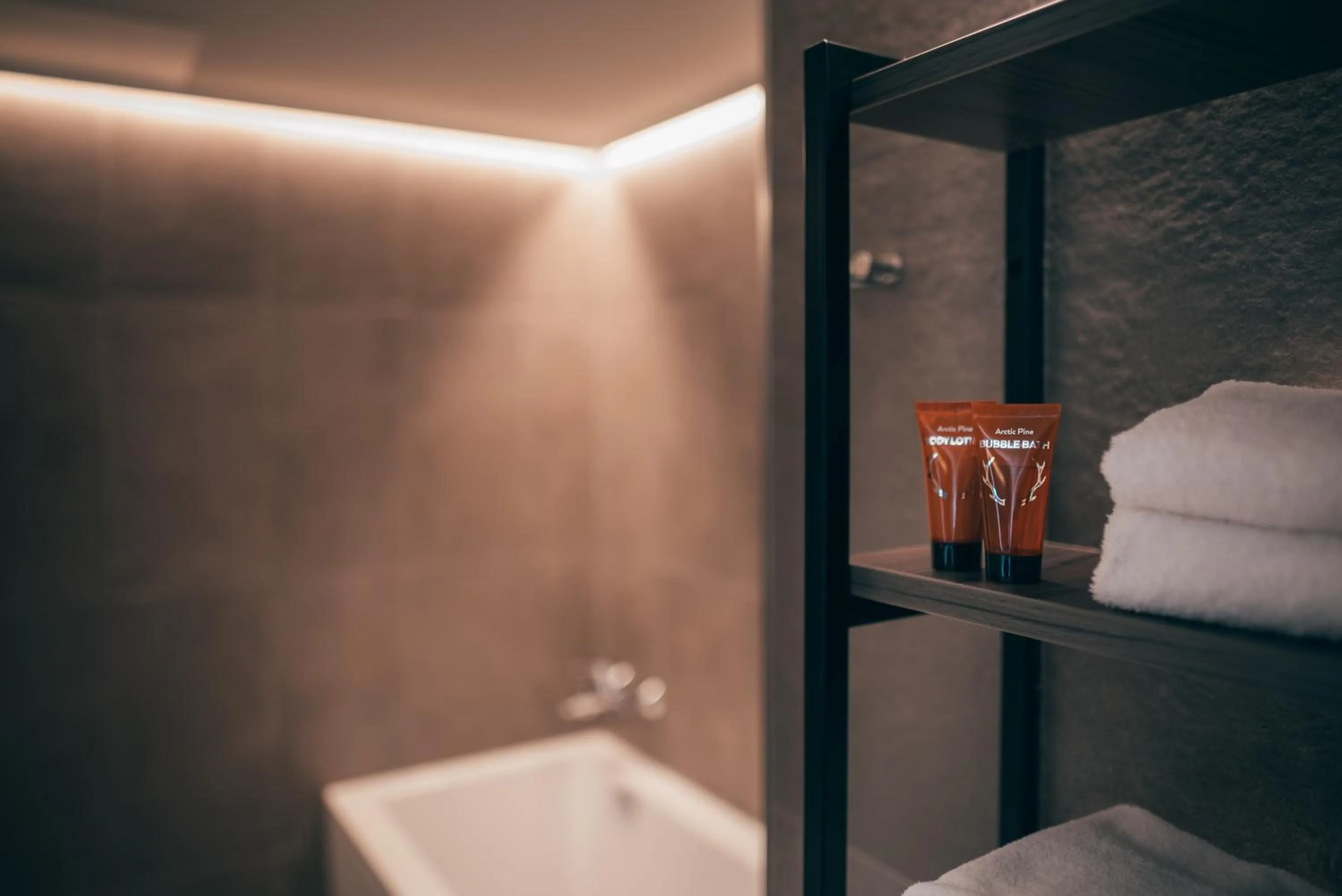 Bathroom, Bed in Lapland Hotels Tampere