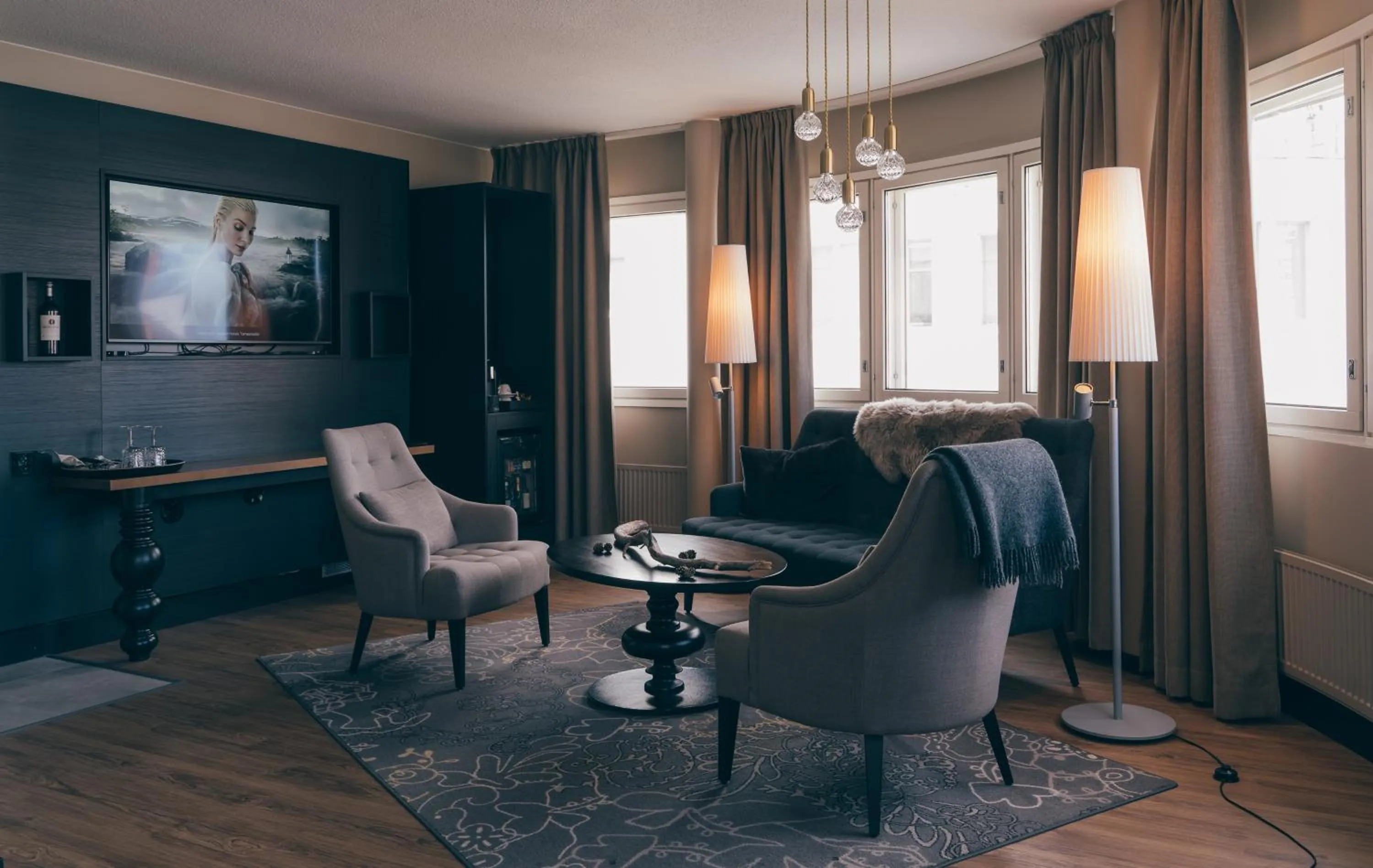 Seating area in Lapland Hotels Tampere