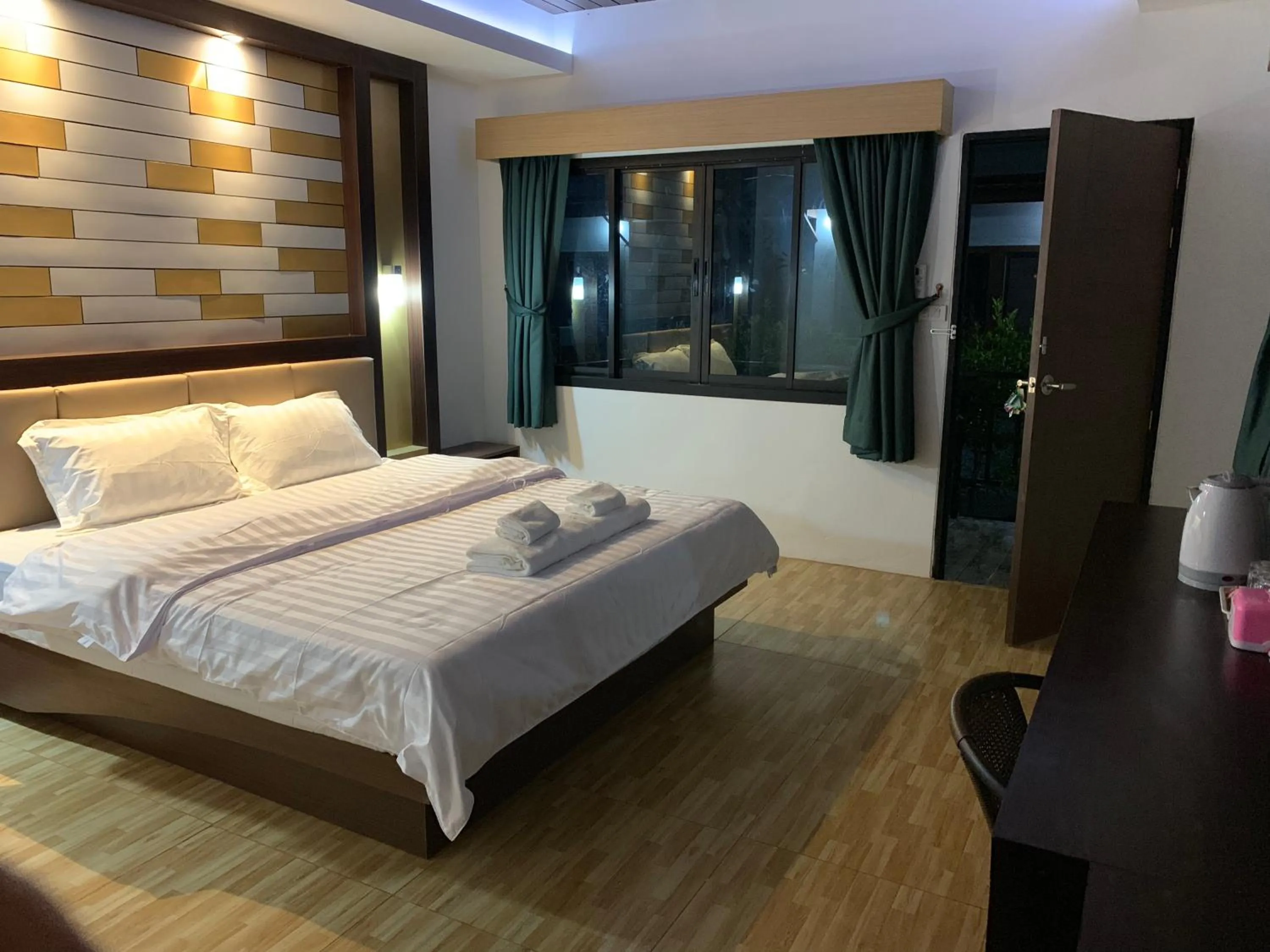 Bed in Thalang resort