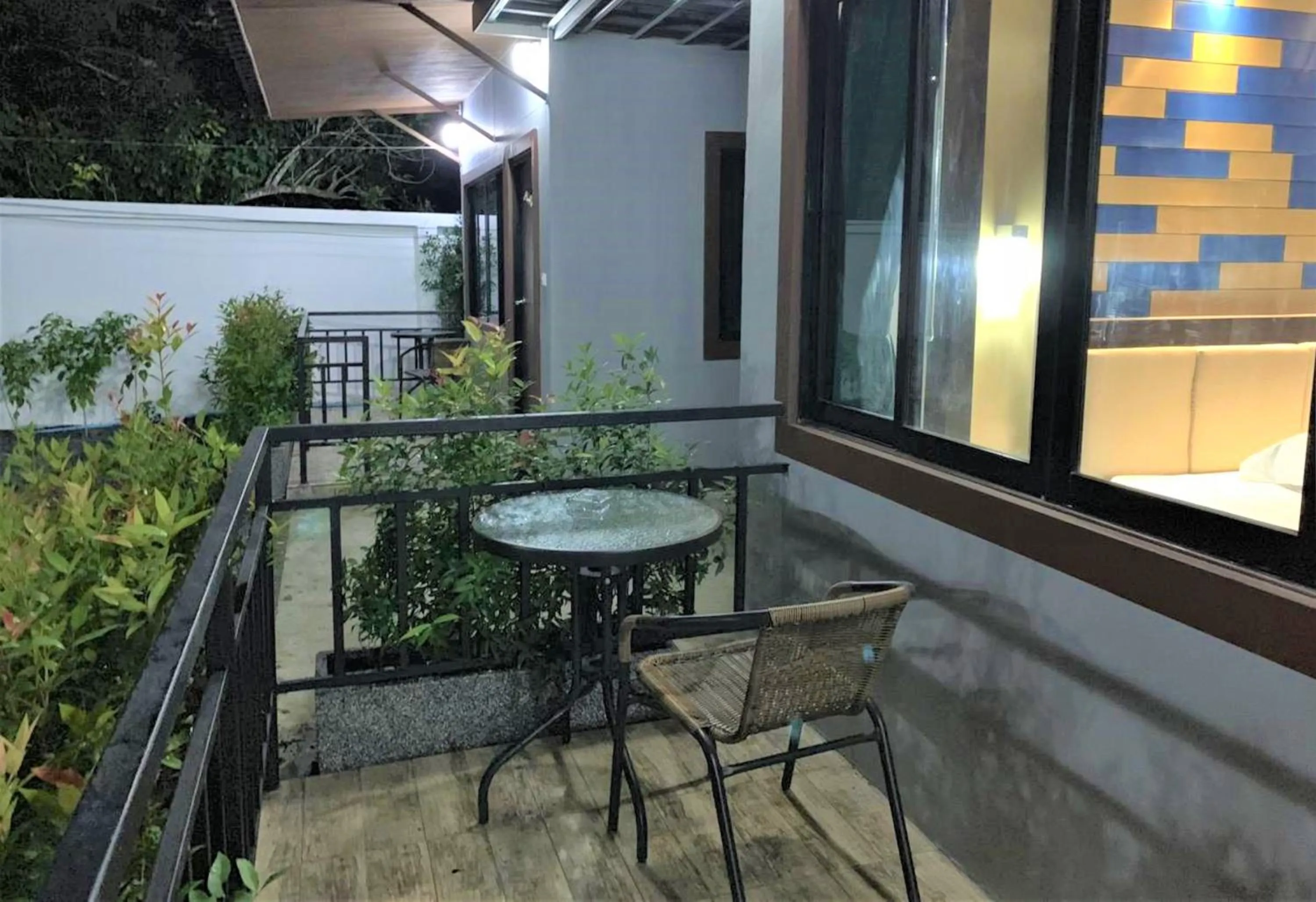 Patio in Thalang resort