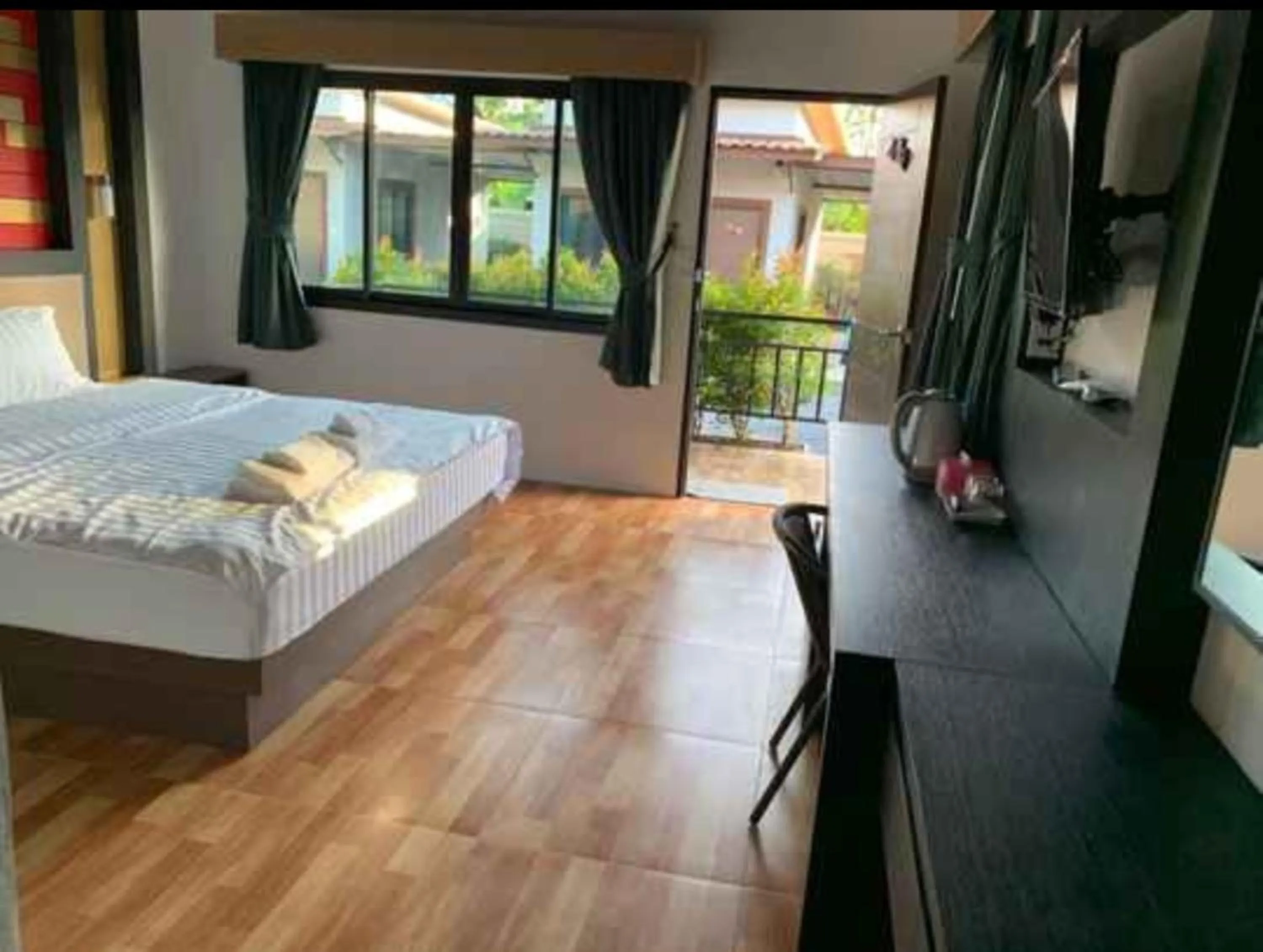 View (from property/room), Bed in Thalang resort