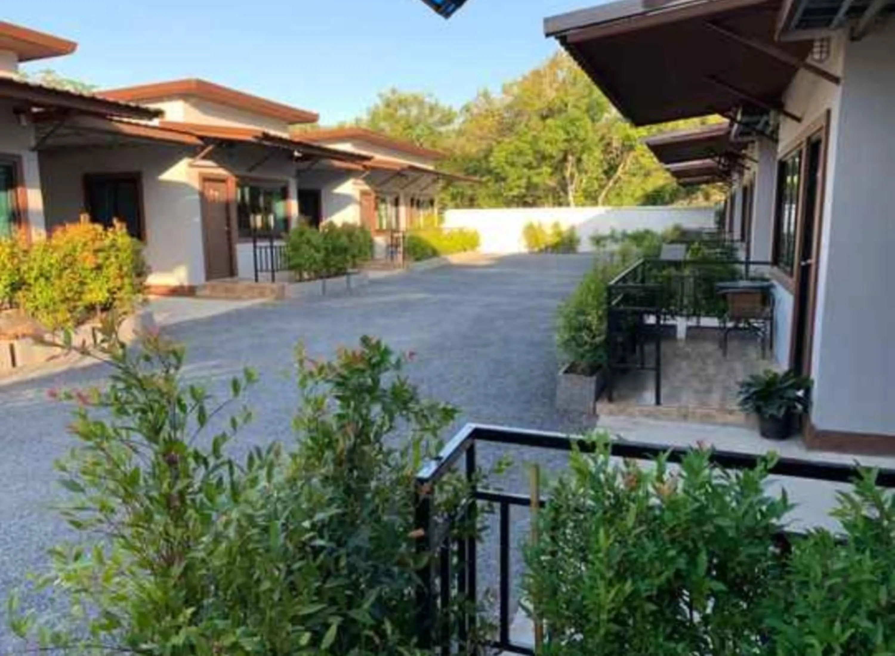 Patio in Thalang resort