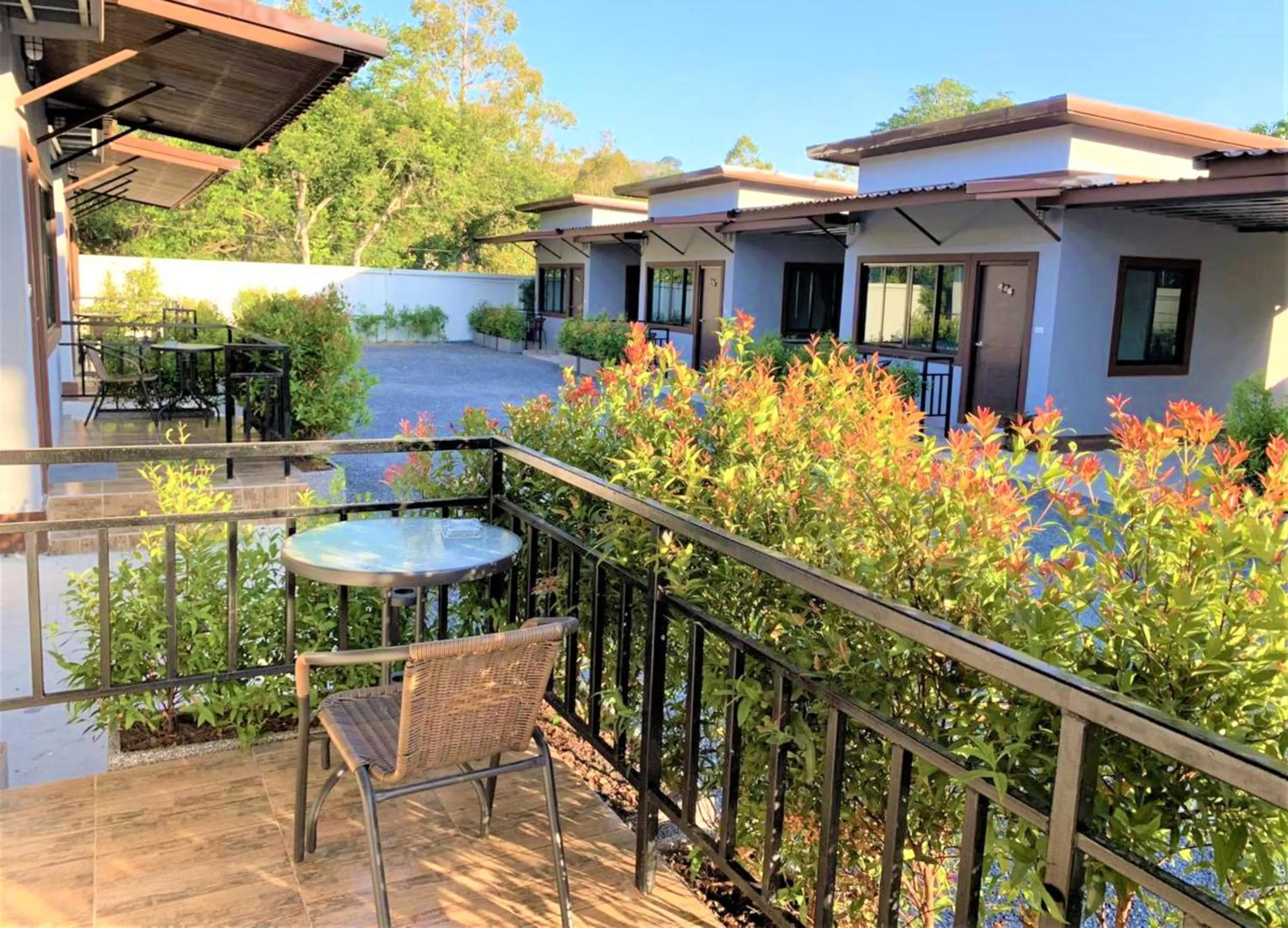 Patio in Thalang resort