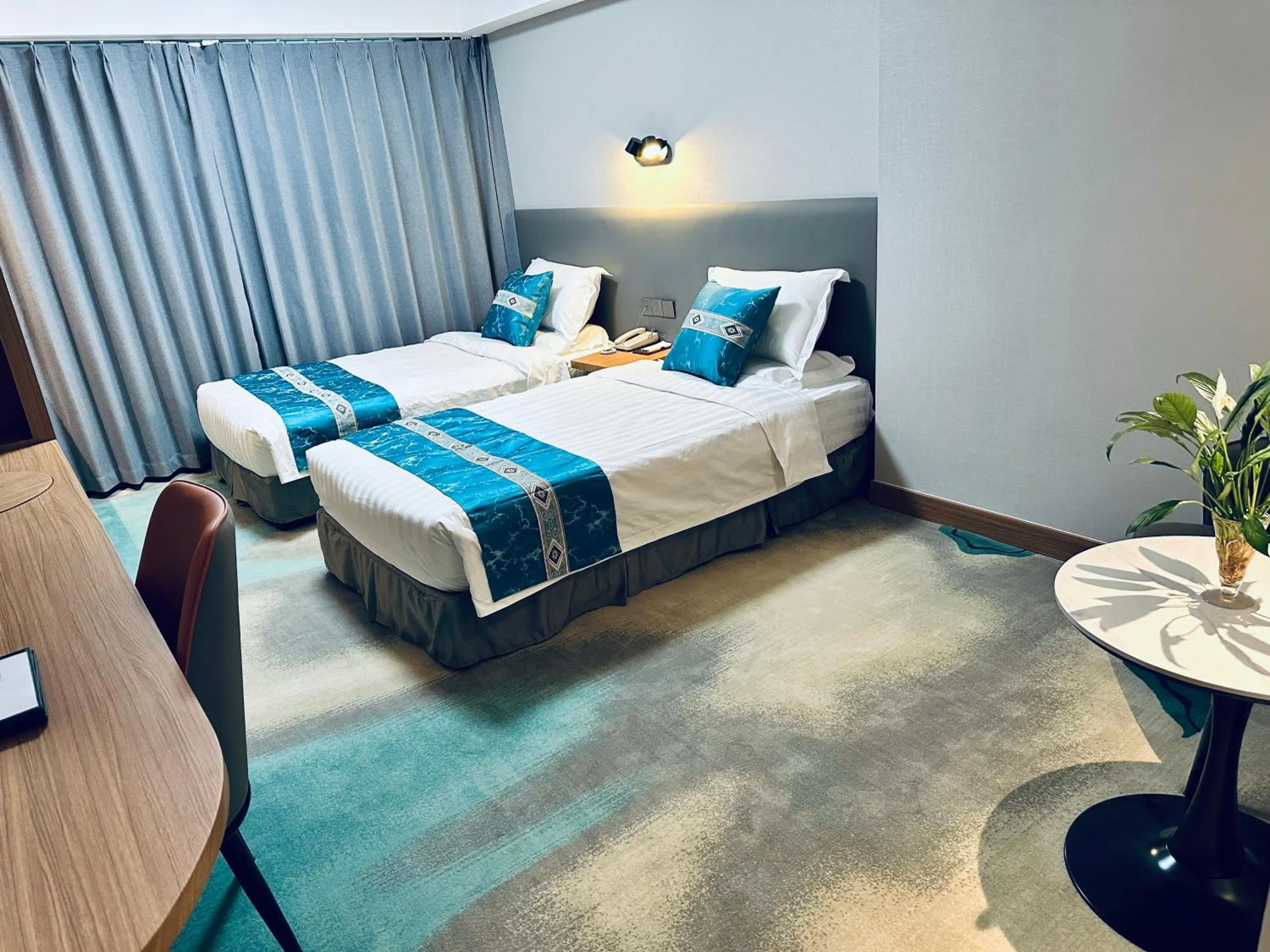 Bed in The North Garden Hotel Beijing Wangfujing