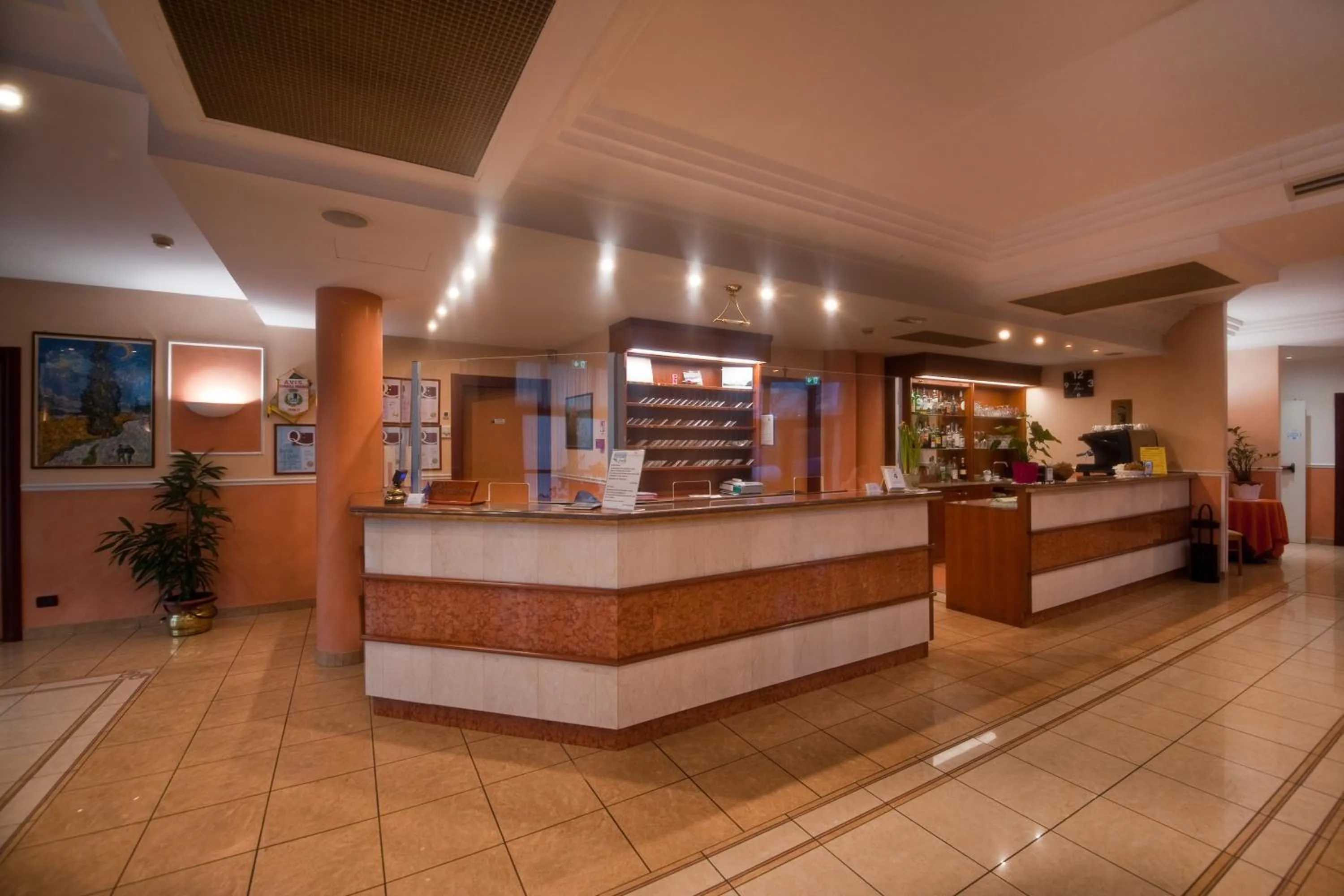 Lobby or reception in Hotel Le Sorgenti