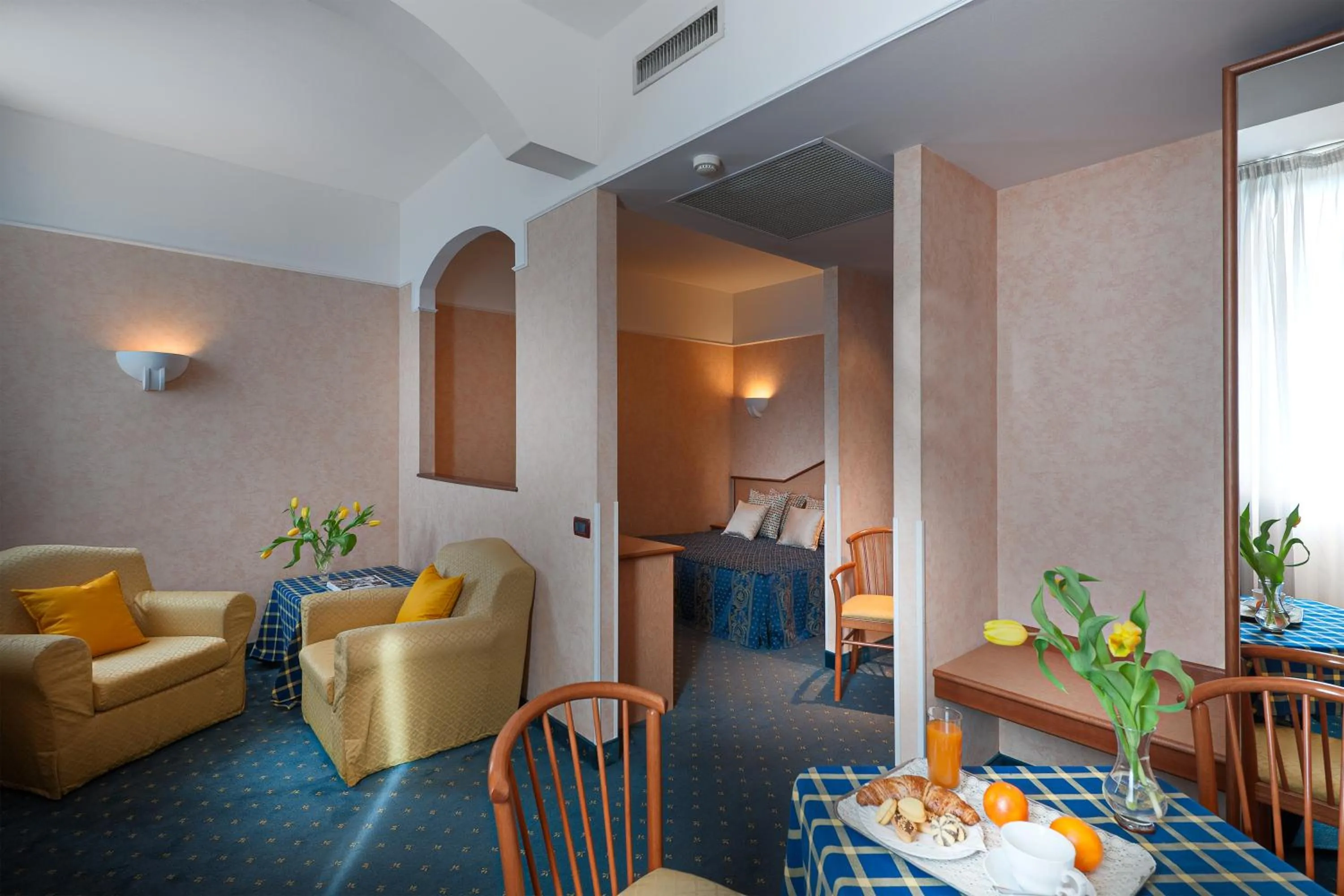 Seating area in Hotel Le Sorgenti