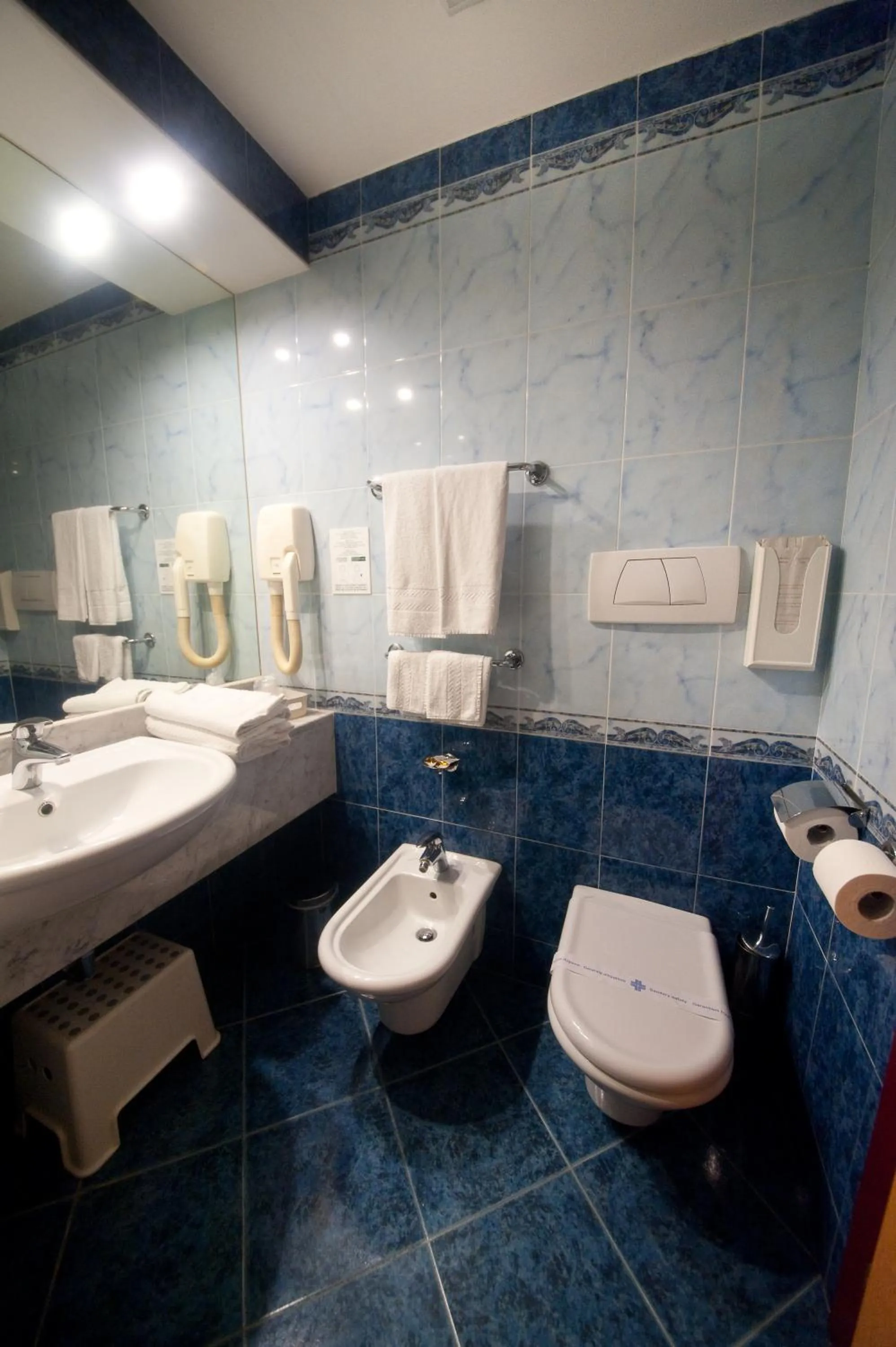 Bed in Hotel Le Sorgenti