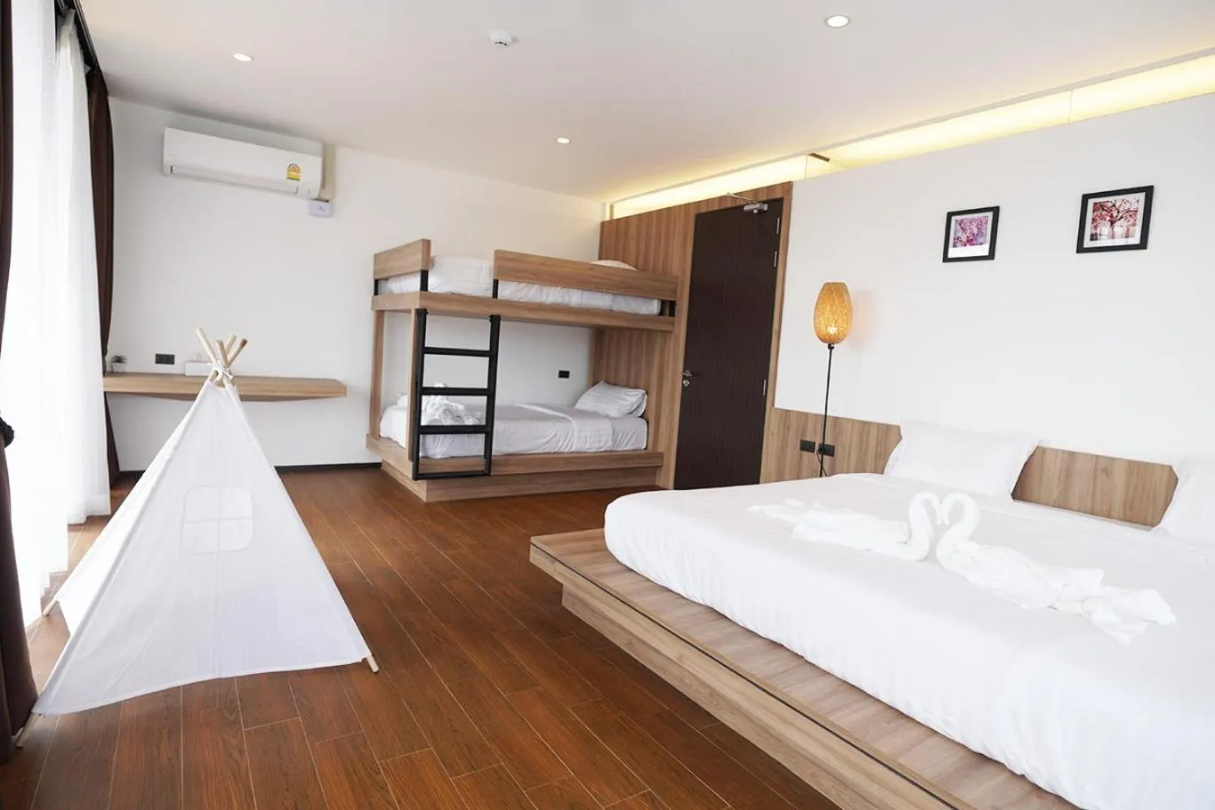 Bed in Hug Jang Loei Garden & Resort