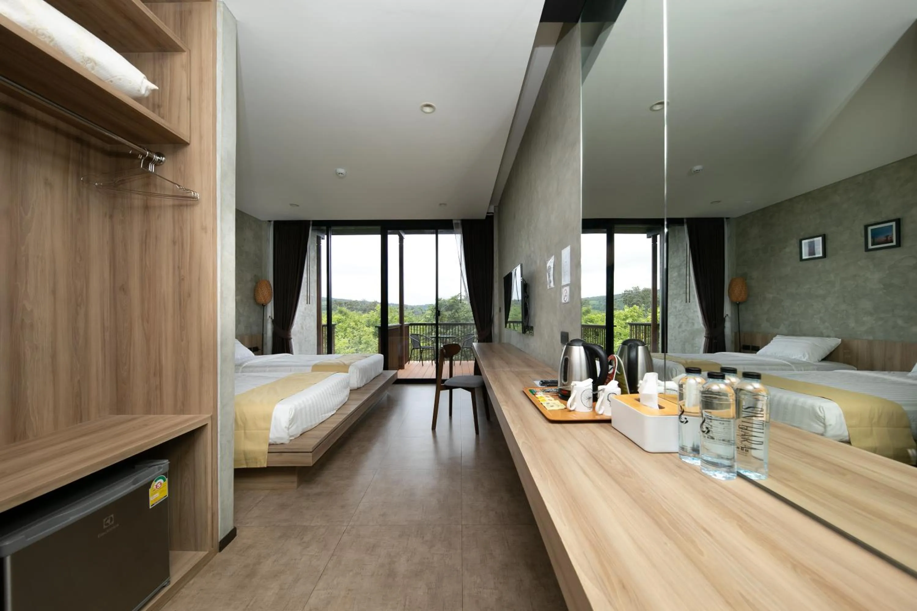 Bed in Hug Jang Loei Garden & Resort