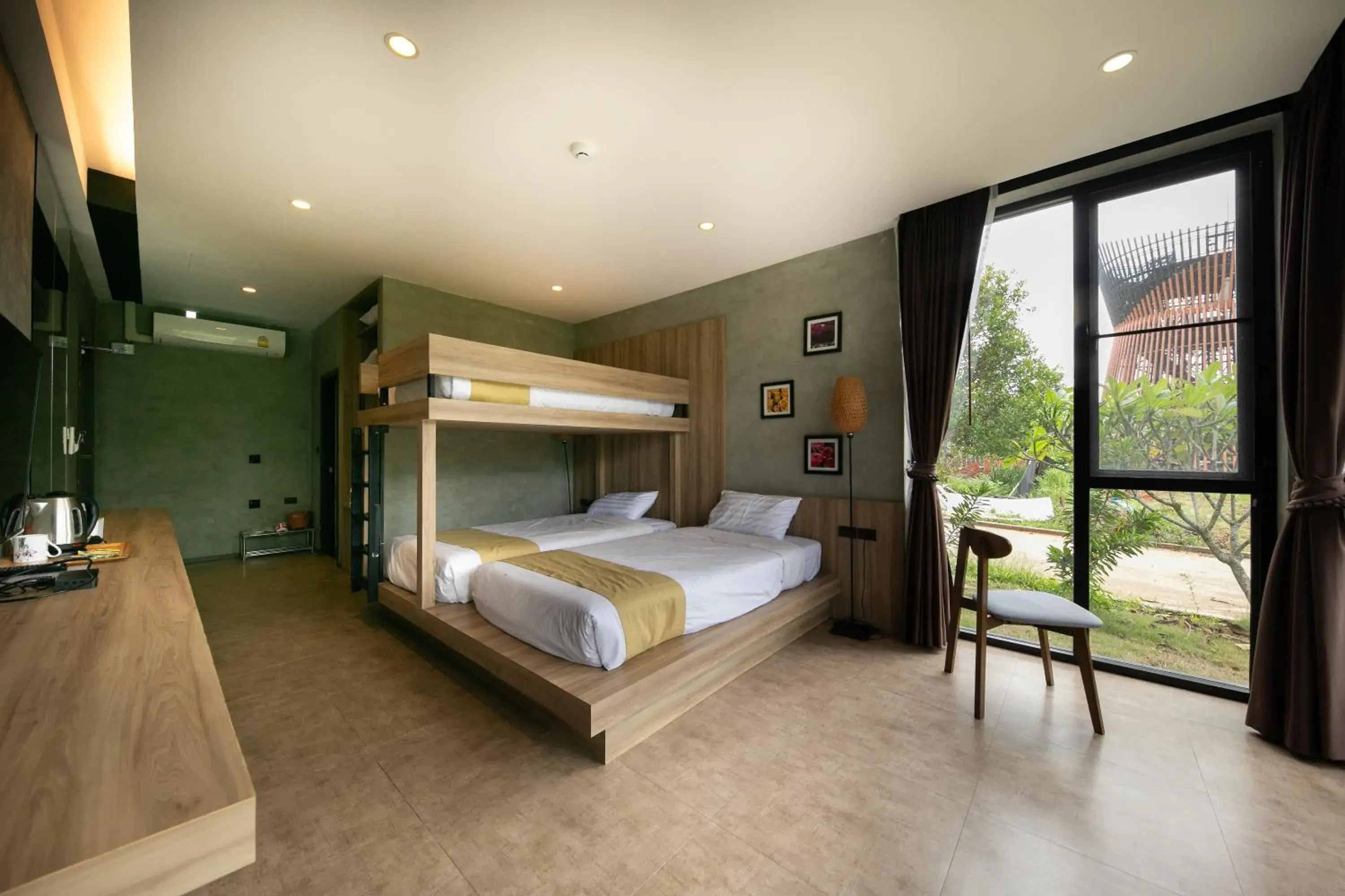 Triple Room with Garden View in Hug Jang Loei Garden & Resort Triple Room with Garden View in Hug Jang Loei Garden & Resort