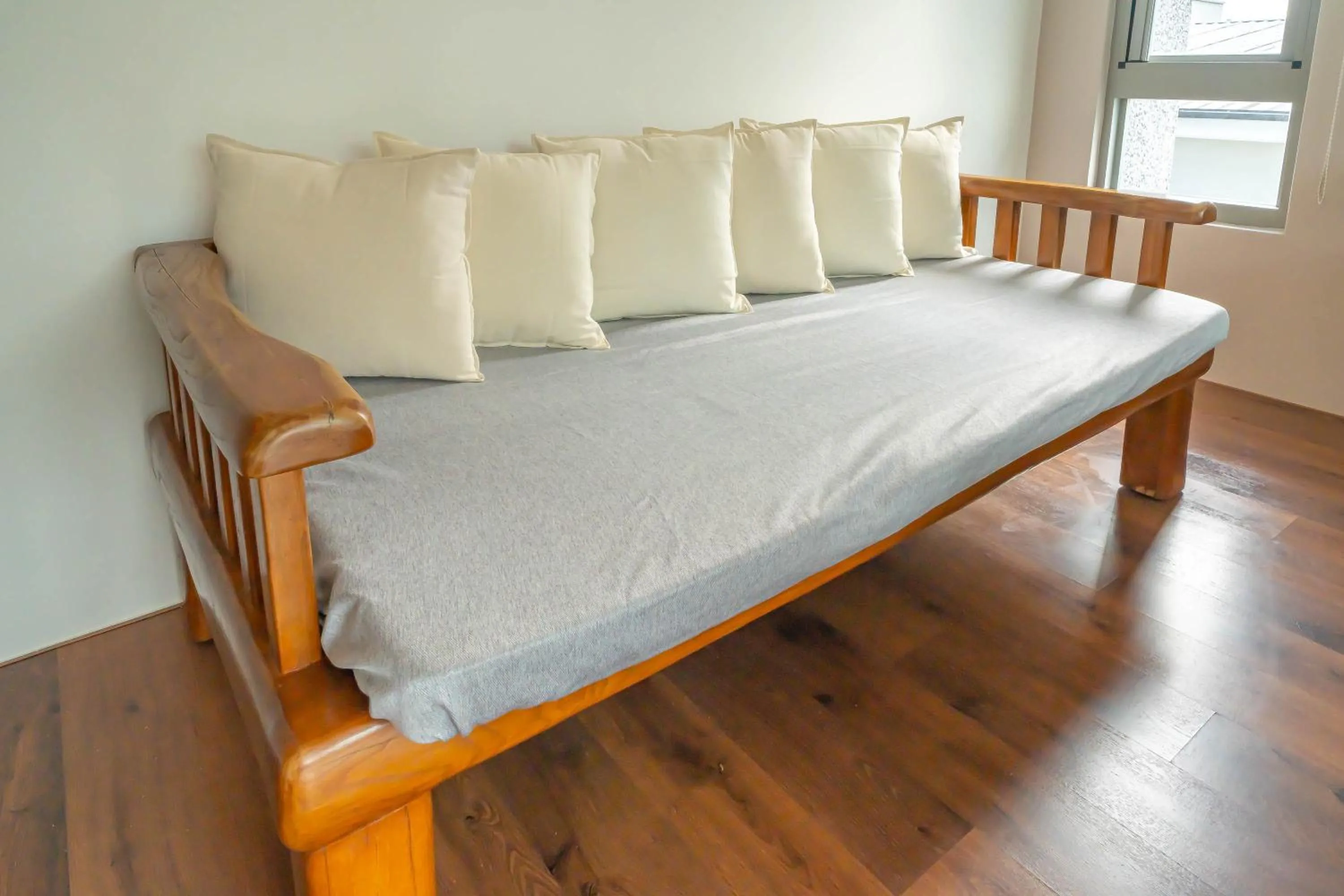 Bed in 美麗晨曦民宿-附停車位 近慈濟